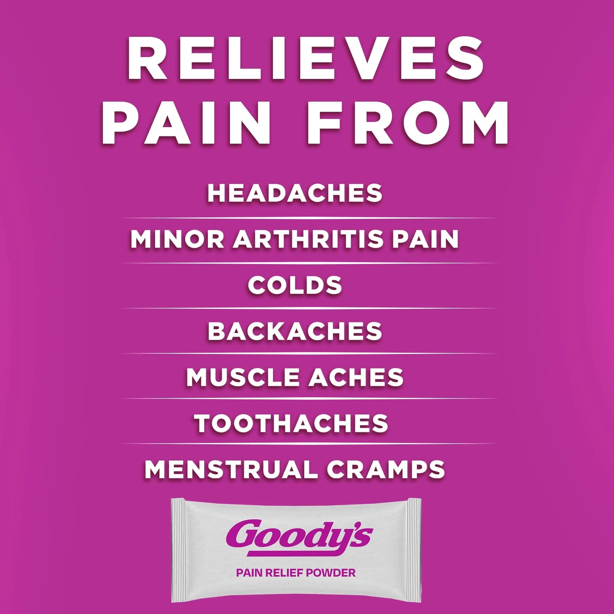 Goody's Pain Relief Powders, Extra Strength Headache Powder Mixed Fruit Blast, 24 ct (Pack of 1) Goody's Au supplements