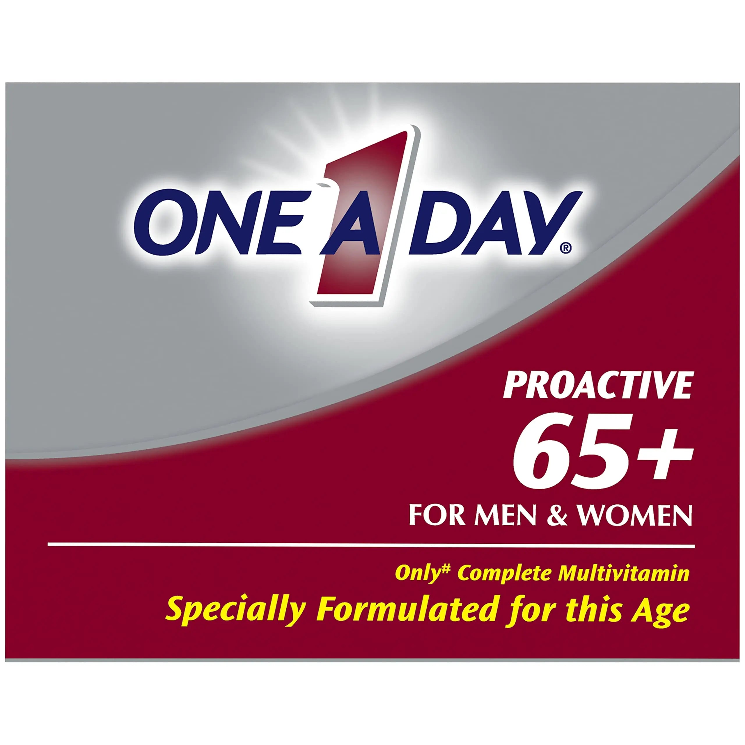 ONE A DAY Proactive 65+, Mens & Womens Multivitamin, Supplement with Vitamin A, Vitamin C, Vitamin D, and Zinc for Immune Health Support ONE A DAY Au supplements
