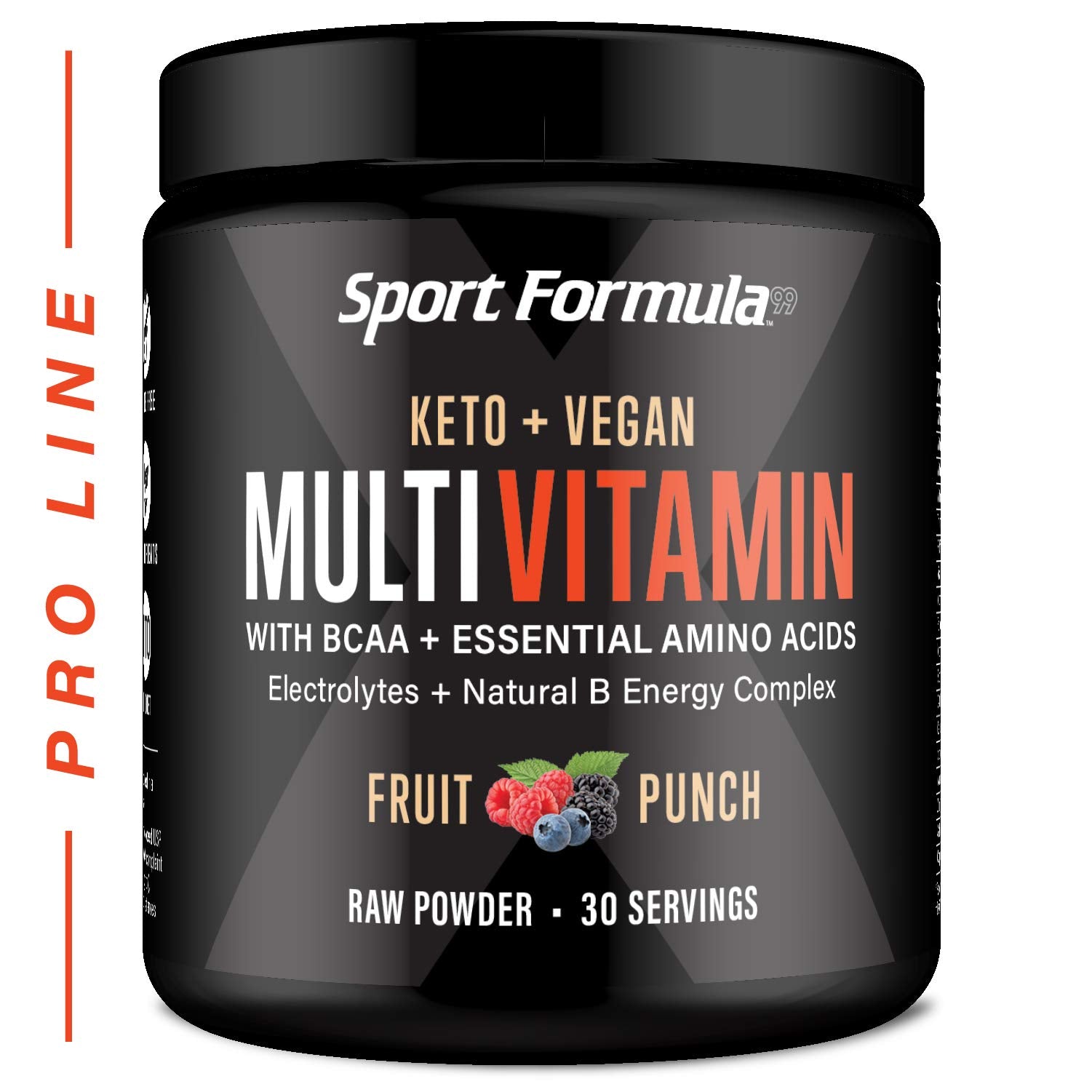 Sport Formula 99 Multivitamin Powder - Drink Mix for Men Women BCAA Amino Acids Won’t Upset Your Stomach - Keto Vegan Multivitamin Fruit Punch - Electrolytes Super B Complex Digestive Enzyme Sport Formula 99 Au supplements