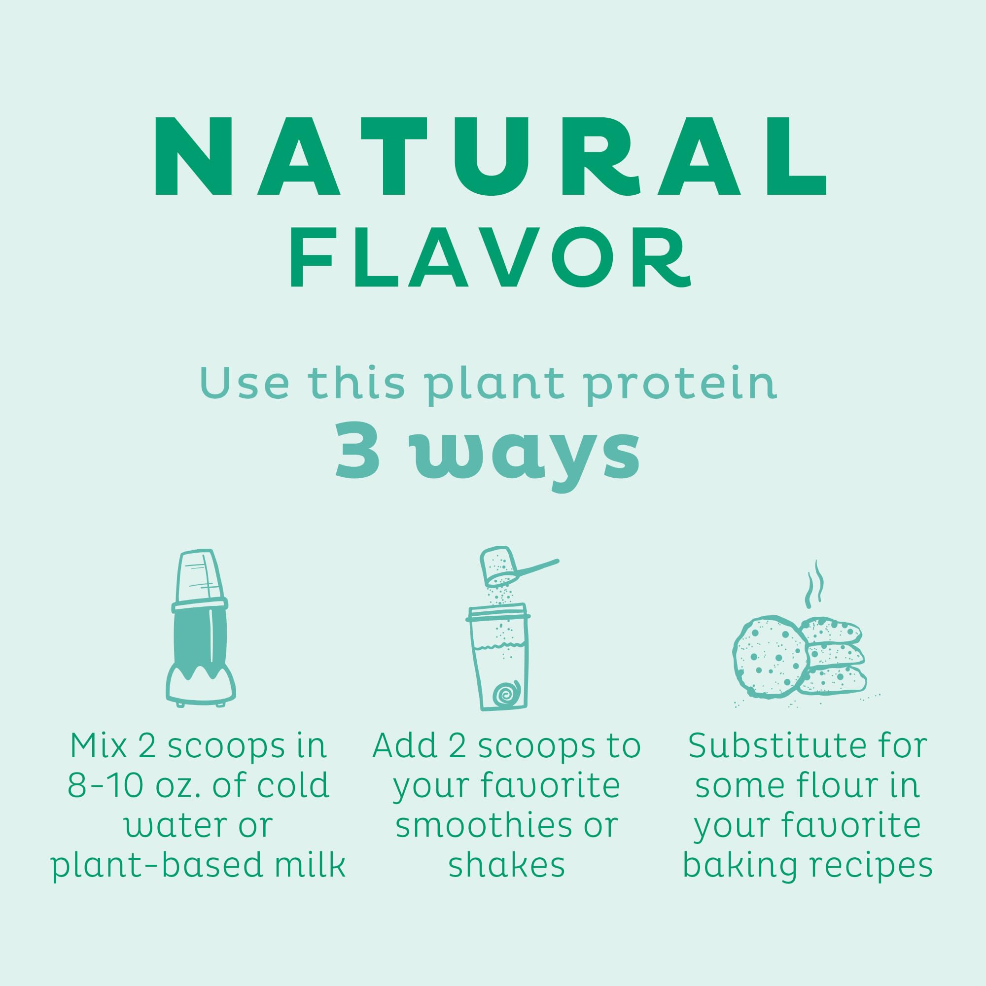 KOS Vegan Protein Powder, Unflavored & Unsweetened - Low Carb Pea Protein Blend KOS Au supplements