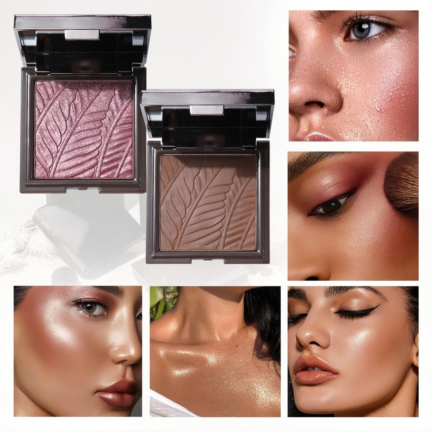 Melemando Face Sculpting Contour Palette 6 Colors Smooth Cream Matte Contour Pressed Powder Lightweight and Easy to Blend Contour Makeup (Color 02) Melemando Au supplements