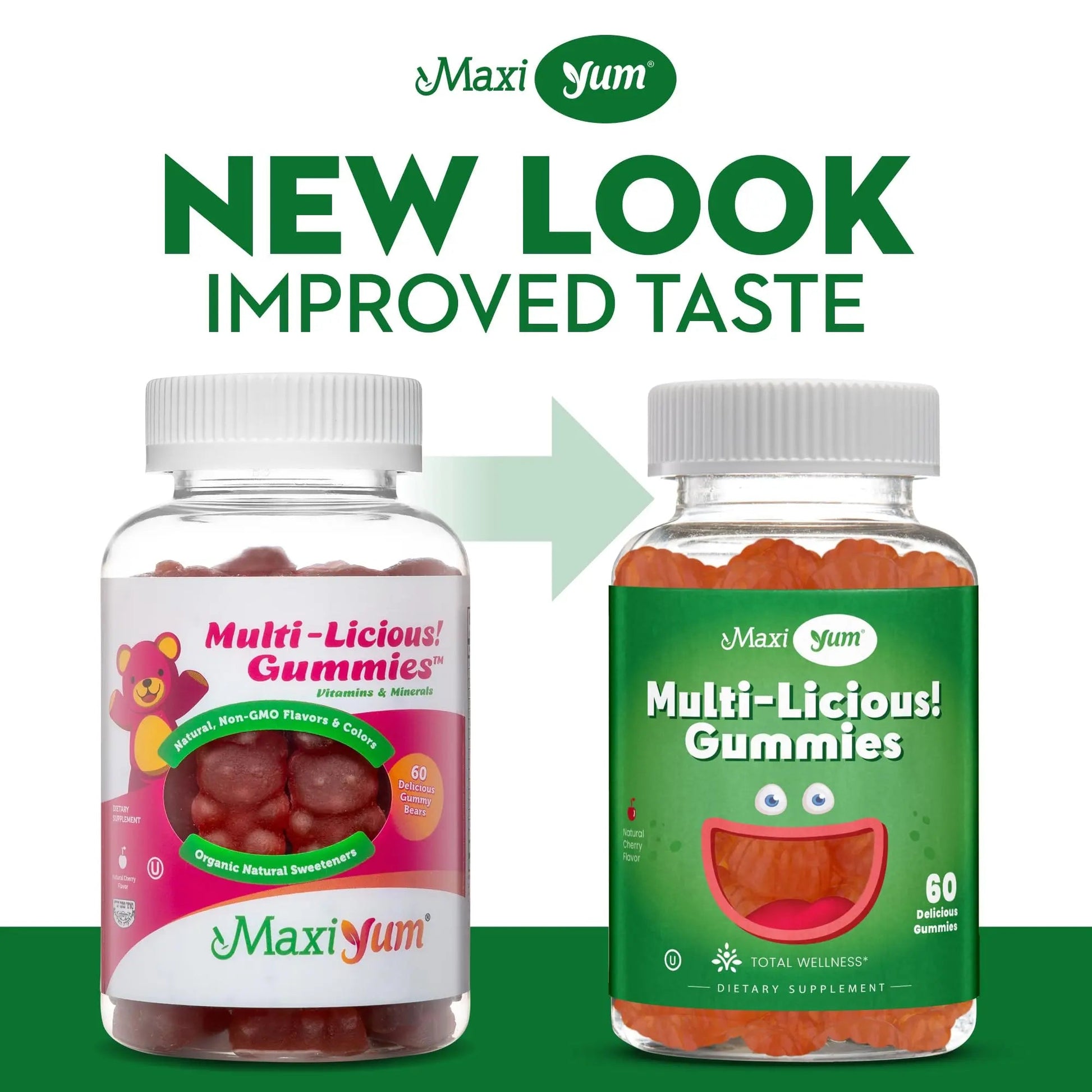Maxi Health Multivitamin Gummies Vitamins for Adults & Kids - Cherry Flavored Gummy Multivitamins - 60 Vitamin Gummies for Women and Men Maxi Health Au supplements