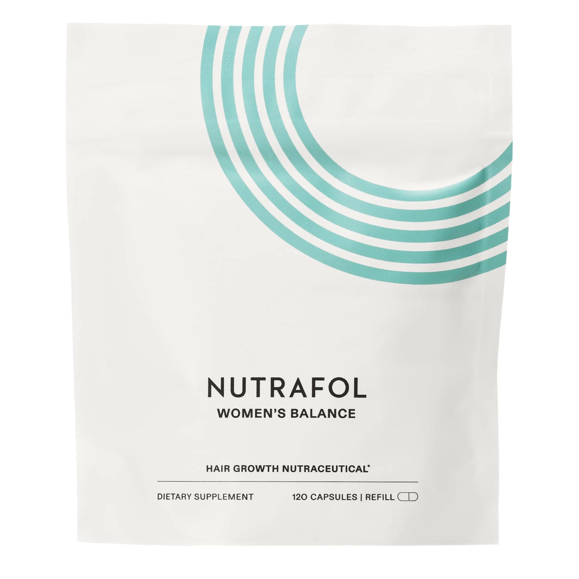 Nutrafol Women's Balance Hair Growth Supplements, Ages 45 and Up, Clinically Proven for Visibly Thicker Hair and Scalp Coverage in 3-6 Months, Dermatologist Recommended - 1 Month Supply Refill Pouch Nutrafol Au supplements