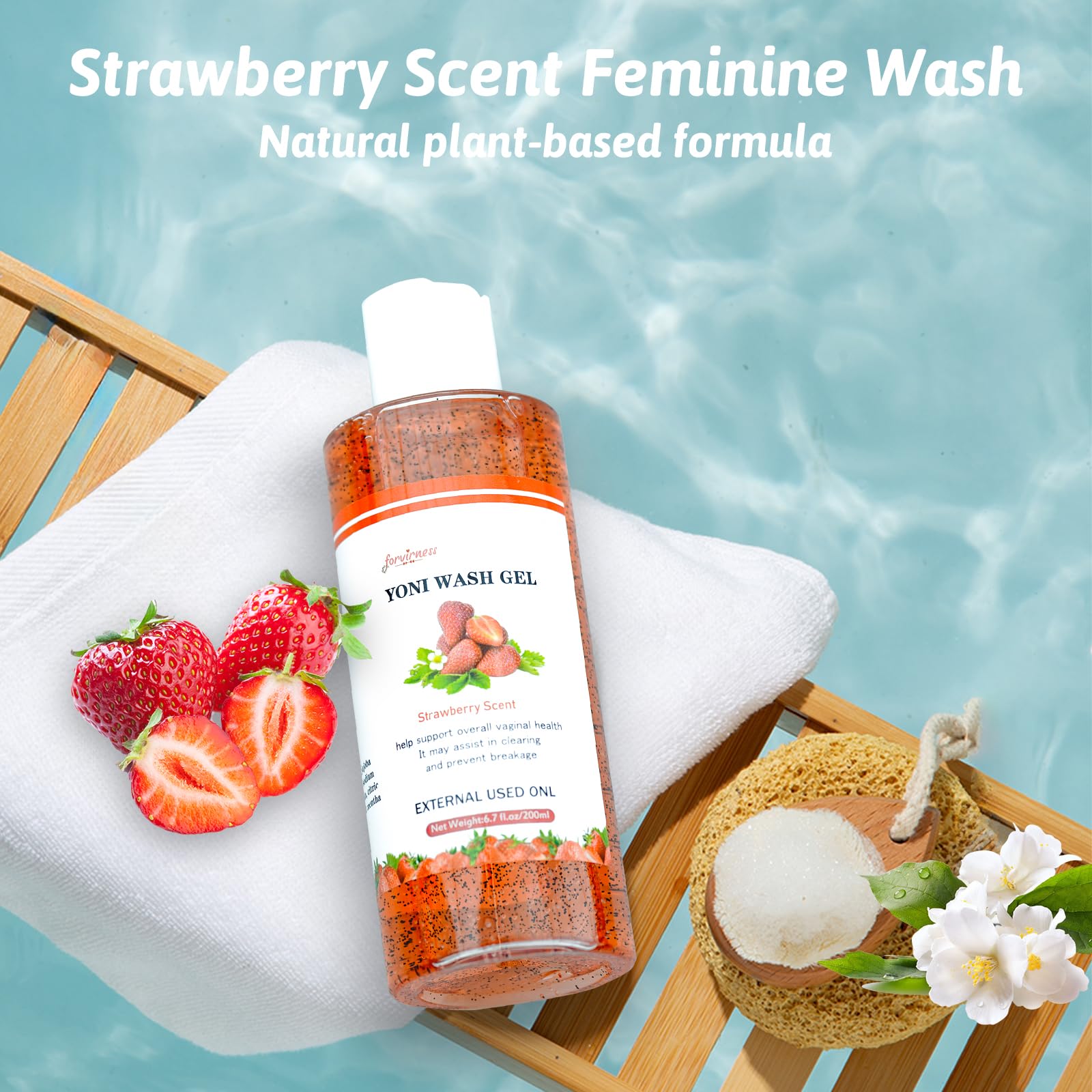 Yoni Wash Yoni Oil Yoni Bar Soap for Women PH Balance, Strawberry Body Oil, Feminine Wash forvirness Au supplements