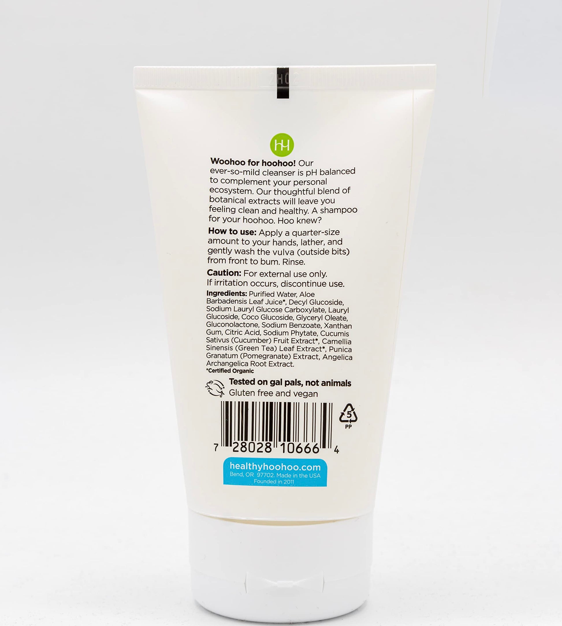 healthy hoohoo Gentle Feminine Wash - Organic Ingredients, pH Balanced, Fragrance Free healthy hoohoo Au supplements