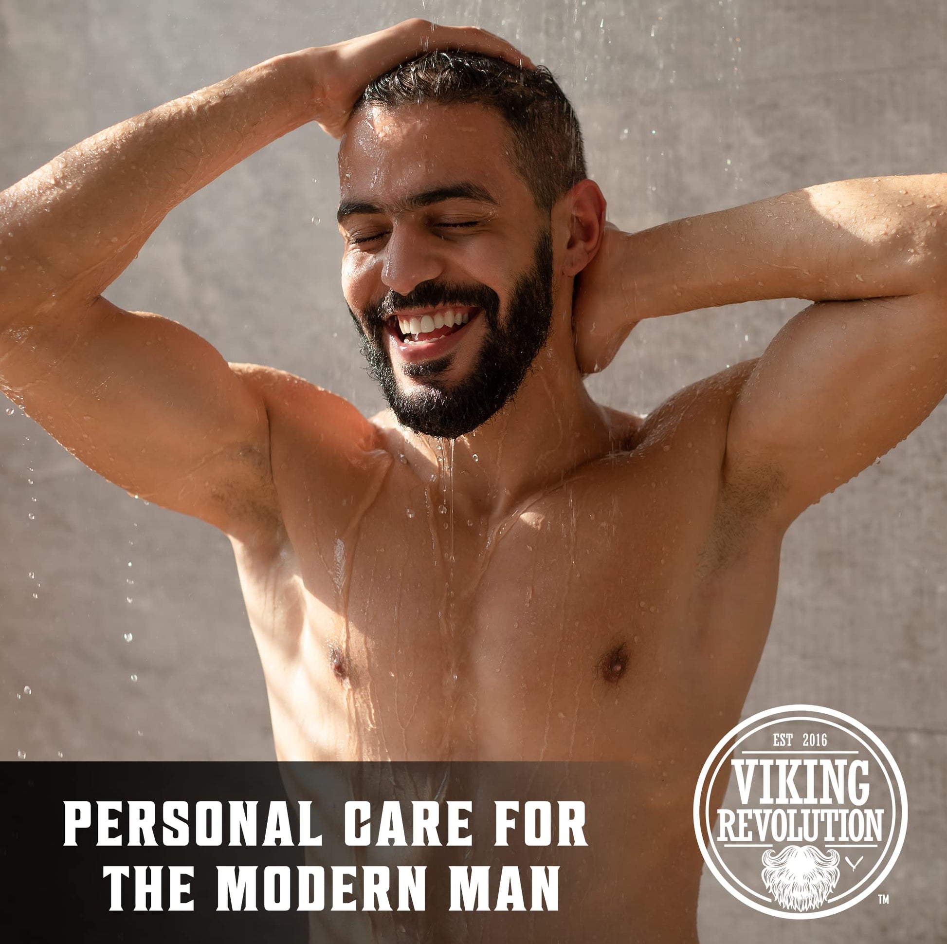 Viking Revolution Skin Cleaning Agent Tea Tree Kit for Men - Tea Tree Oil Set with Body Viking Revolution Au supplements