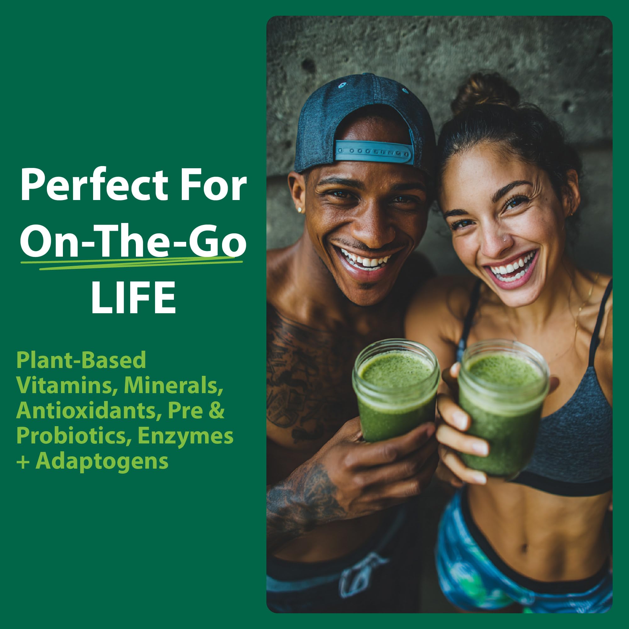 MacroLife Naturals Macro Greens Superfood Powder – 38 Superfoods with Probiotics, Digestive Enzymes & Adaptogens | Non GMO, Vegan, Gluten Free | 18B CFU | 10 oz (30 Servings) MacroLife Naturals Au supplements