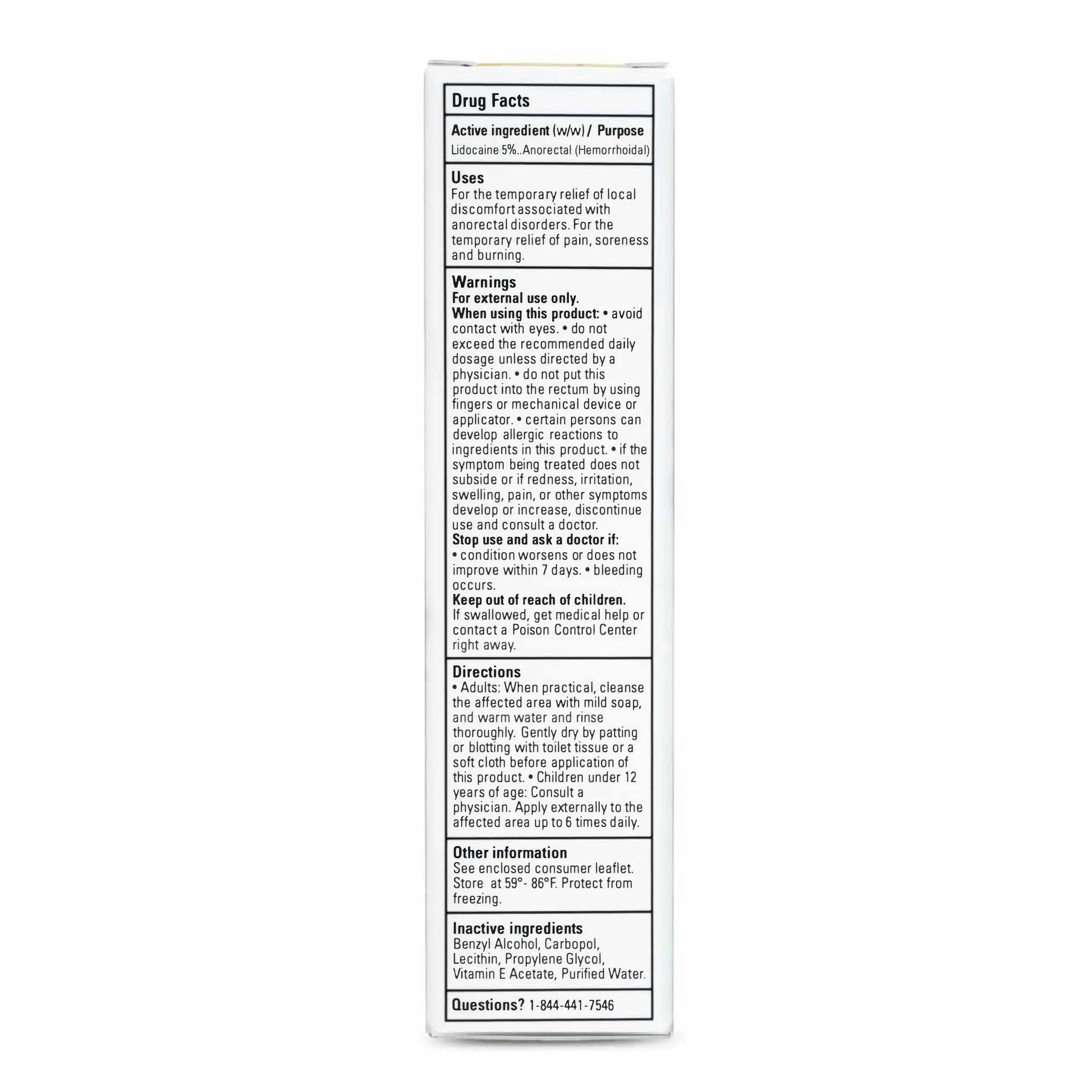 Zensa Numbing Cream 5% Lidocaine – Maximum Strength Topical Anesthetic with Vitamin E for Pain Relief from Hemorrhoids – Vegan, Cruelty-Free, Water-Based, Physiologic pH for Sensitive Skin – 30g Zensa Au supplements