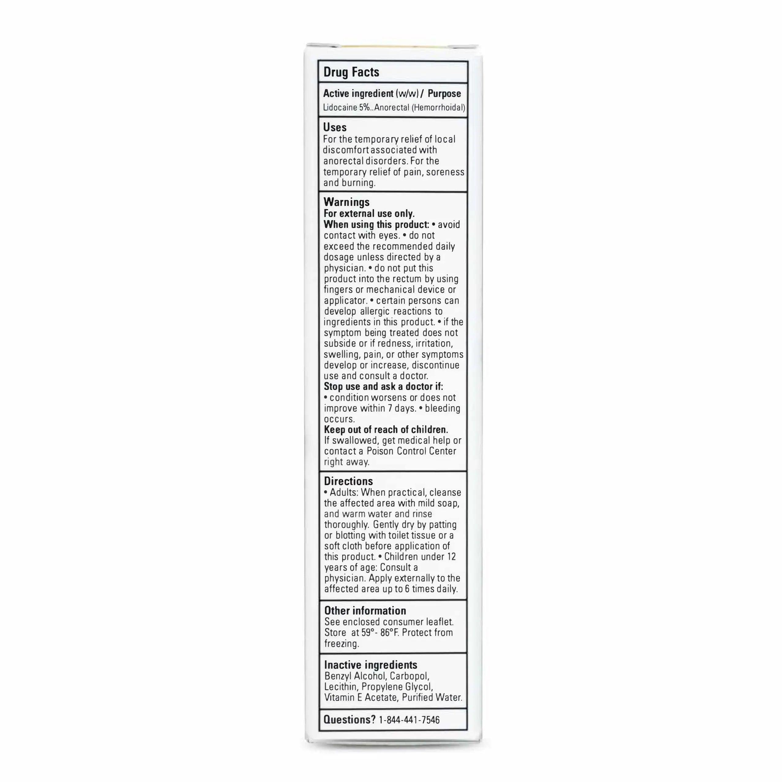 Zensa Numbing Cream 5% Lidocaine – Maximum Strength Topical Anesthetic with Vitamin E for Pain Relief from Hemorrhoids – Vegan, Cruelty-Free, Water-Based, Physiologic pH for Sensitive Skin – 30g Zensa Au supplements