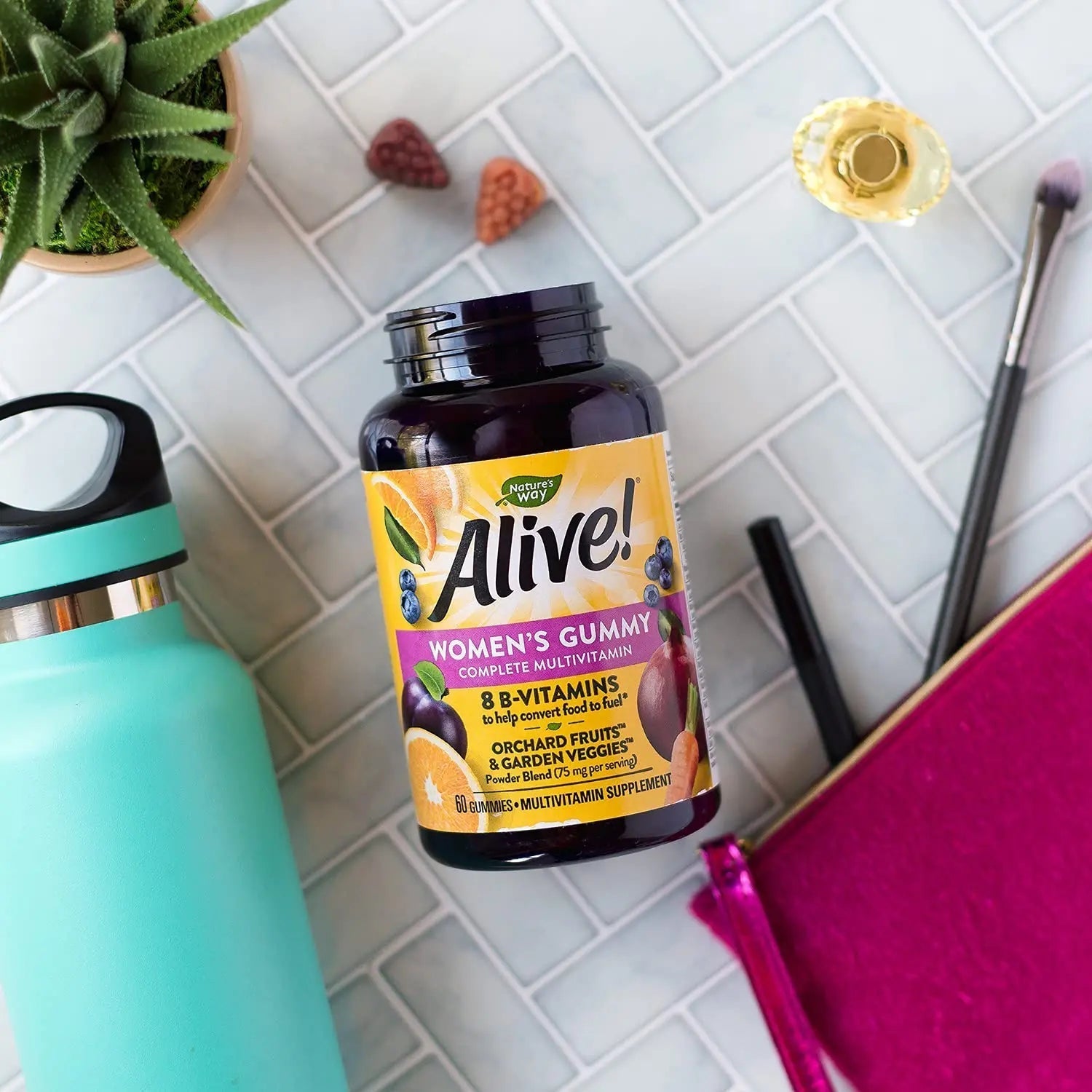 Nature's Way Alive! Women’s Gummy Multivitamin, 16 Vitamins & Minerals, Energy Metabolism*, Hair Skin & Nails Nature's Way Au supplements
