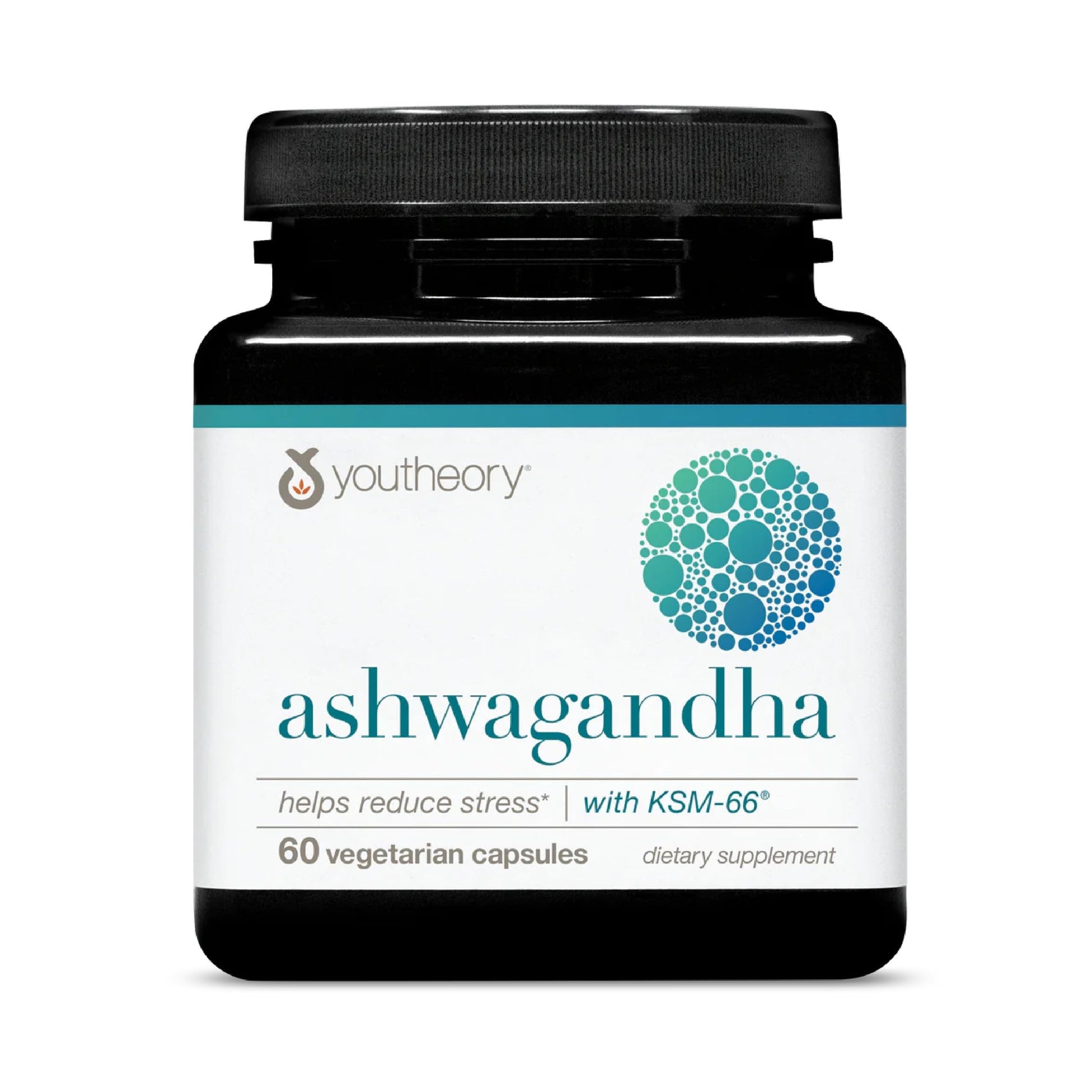 Youtheory Ashwagandha - with Organic KSM-66 Ashwagandha - Herbal Blend to Support Stress Relief & Energy Levels* - Helps Support Mood* - 60 Vegetarian Capsules (30-Day Supply) Youtheory Au supplements