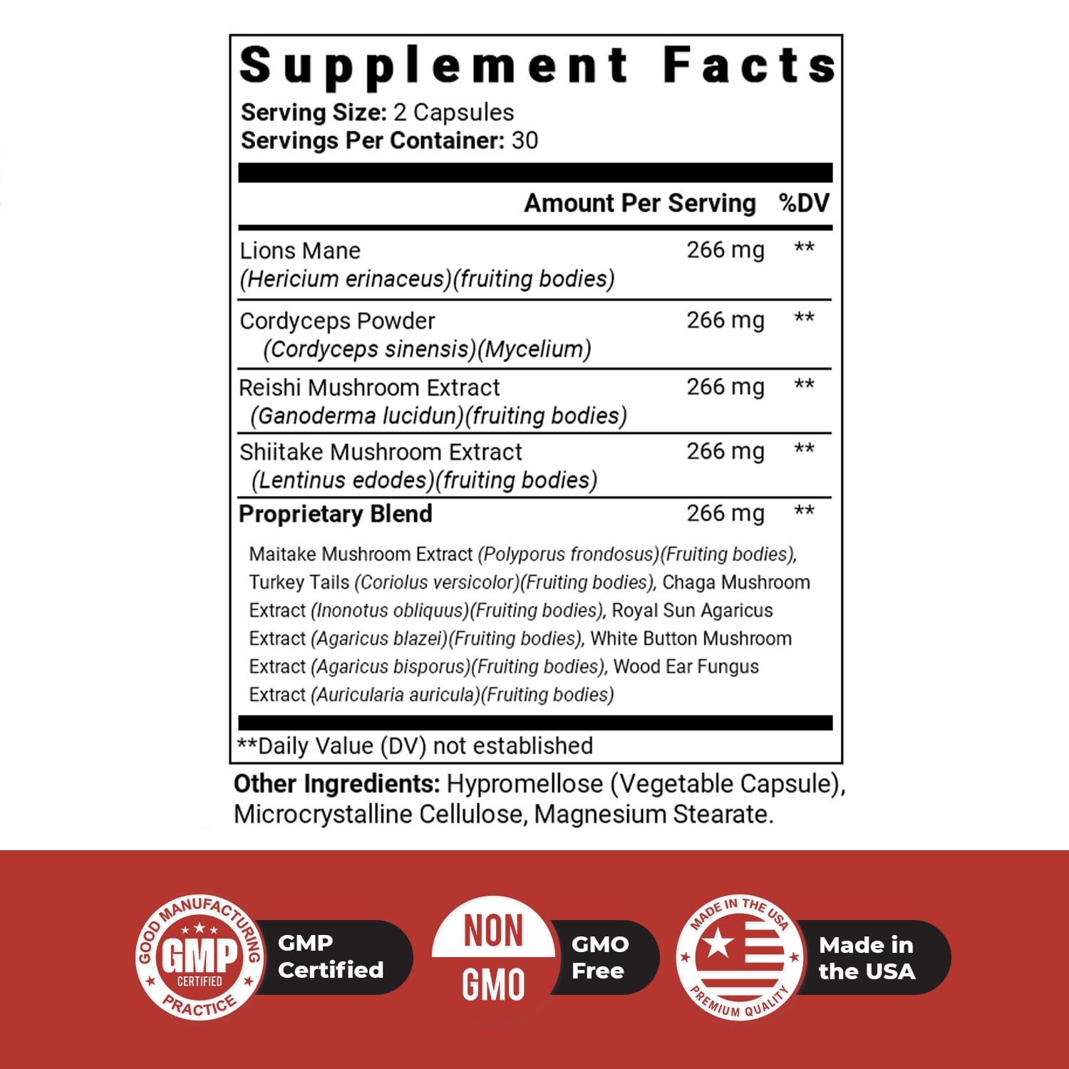 Nature’s NutriWave Dr. Love Roar Lion’s Mane Mushroom Supplement – Plant-Based Formula with Cordyceps, Reishi & Shiitake – Vegan, Gluten-Free, GMP Certified, Made in USA – 60 Capsules, 1 Month Supply Nature’s NutriWave Au supplements