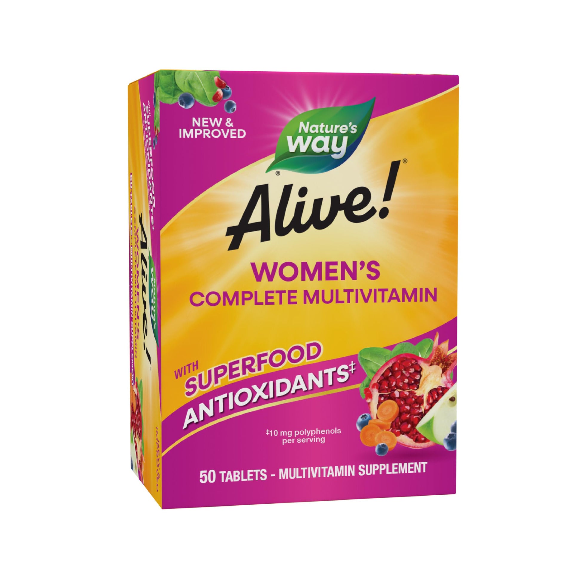 Nature's Way Alive! Daily Complete Multivitamin for Women, Supports Energy Metabolism, Hair, Skin & Nails Nature's Way Au supplements
