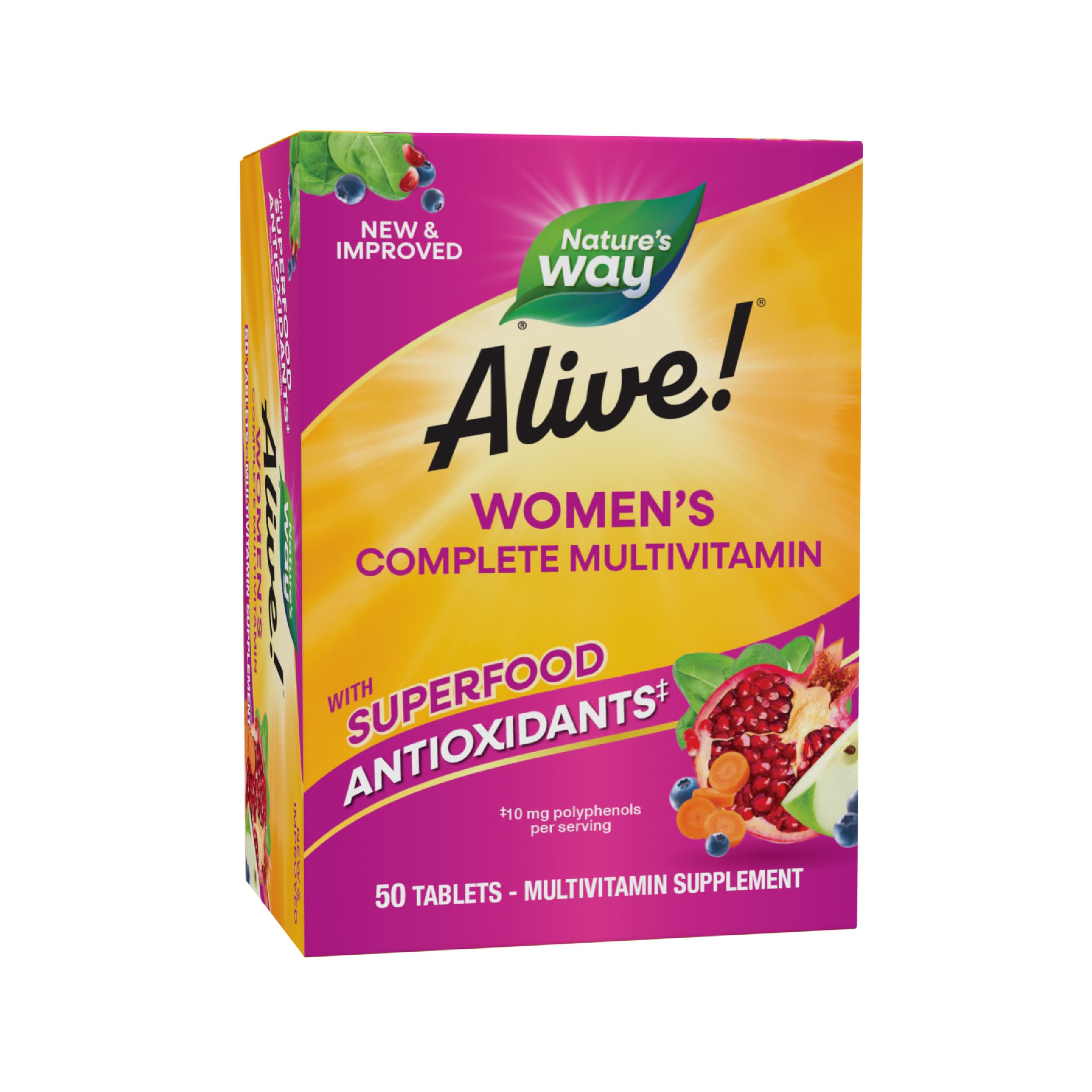 Nature's Way Alive! Daily Complete Multivitamin for Women, Supports Energy Metabolism, Hair, Skin & Nails Nature's Way Au supplements