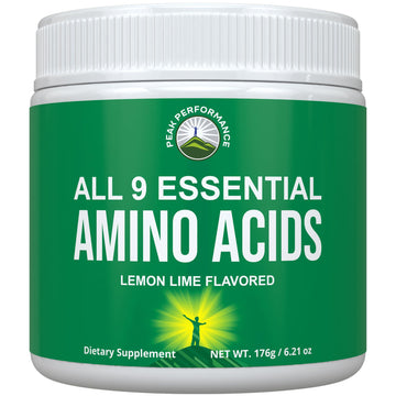 All 9 Essential Amino Acids Powder. Pre + During + Post Workout with EAAs + BCAAs for Energy, Muscle Growth, and Recovery. Non-GMO BCAA and EAA Powders for Men + Women. 3rd Party Tested. Lemon Lime Peak Performance Au supplements