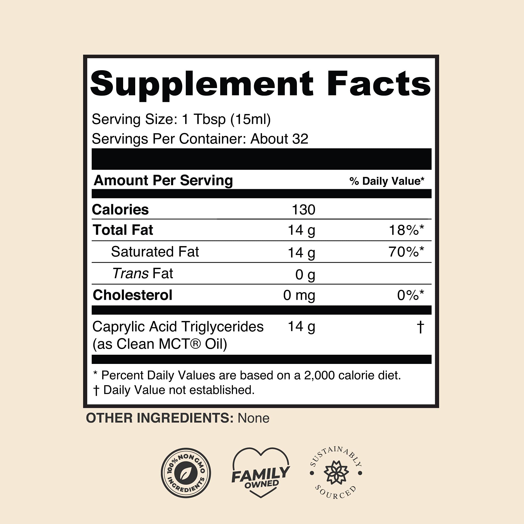 LevelUp Clean MCT Oil - 100% Caprylic C8 for Energy, Focus, Weight Management LevelUp Au supplements