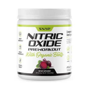 Snap Supplements Preworkout Beet Root Powder, Nitric Oxide Pre Workout with Organic Snap Supplements Au supplements