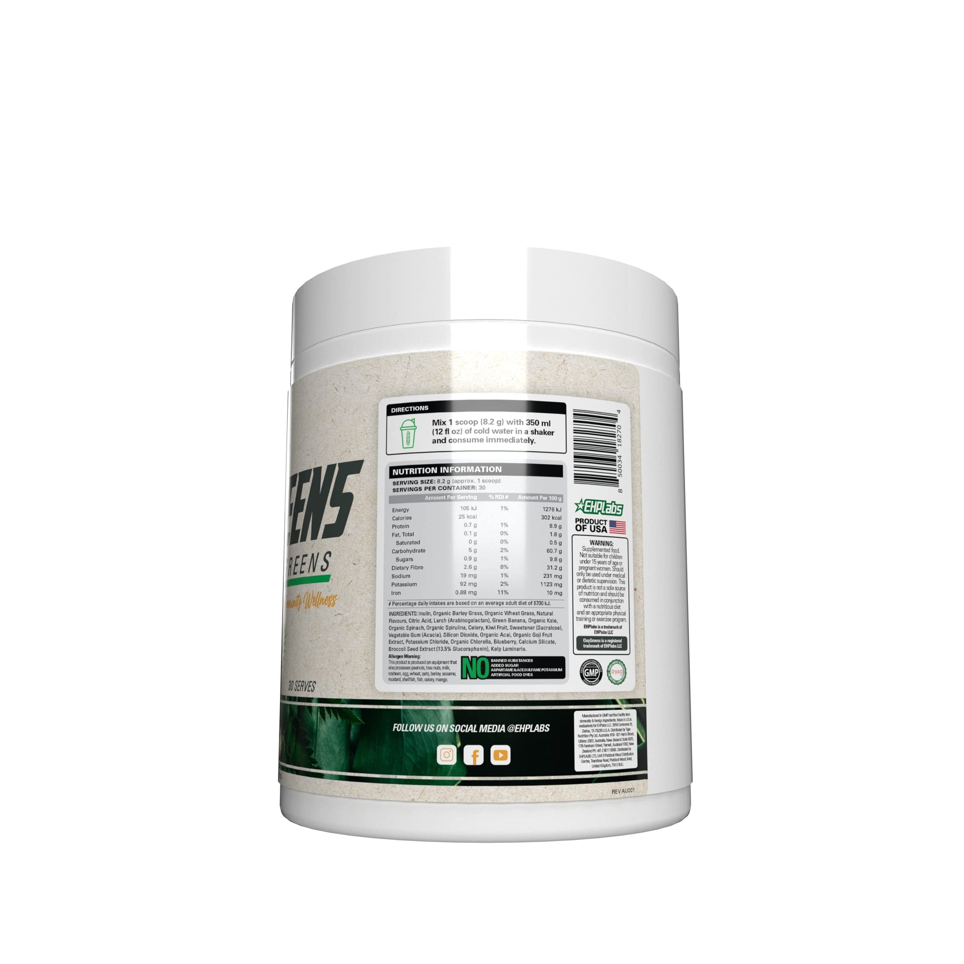 EHP Labs OxyShred + OxyGreens Bundle - Thermogenic Pre Workout Powder & Shredding EHP Labs Au supplements
