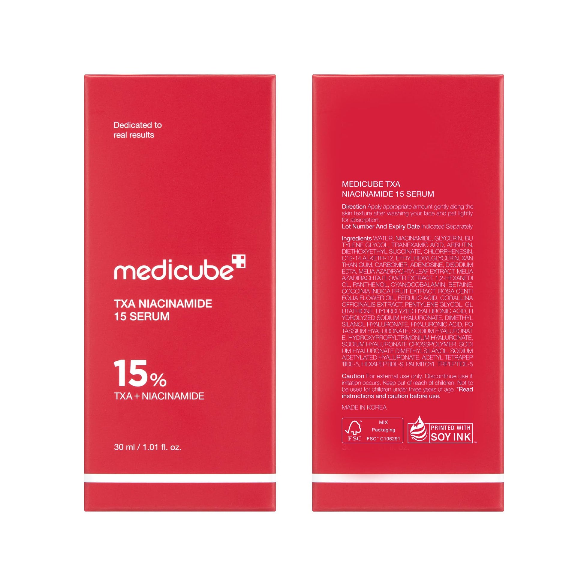 medicube TXA+Niacinamide 15% Glow Facial Serum for After Spot Care | All-in-One Daily Korean Skincare | Uneven Skin Tone, Texture, and Hydration Care | High-Potency Tranexamic Acid 5% | 1.01 fl.oz medicube Au supplements