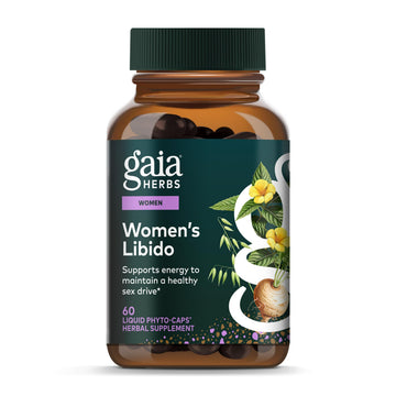 Gaia Herbs Womens Libido - Supports Energy to Maintain Healthy Libido* - with Tribulus & Horny Goat Weed - 60 Vegan Liquid Phyto-Caps (60 Servings) Gaia Herbs Au supplements