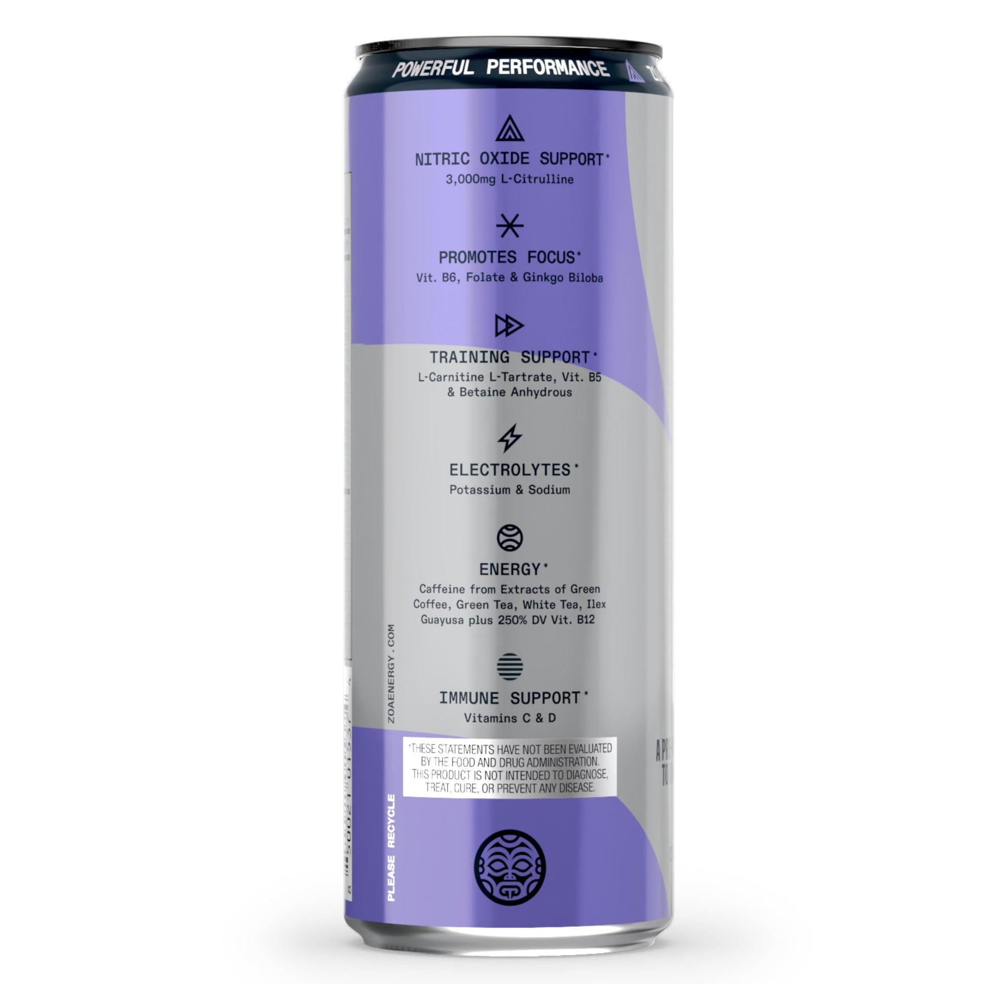 ZOA Plus Sugar-Free Pre-Workout Drink, Ready to Drink with Nitric Oxide, Vitamin B, C and D ZOA Au supplements