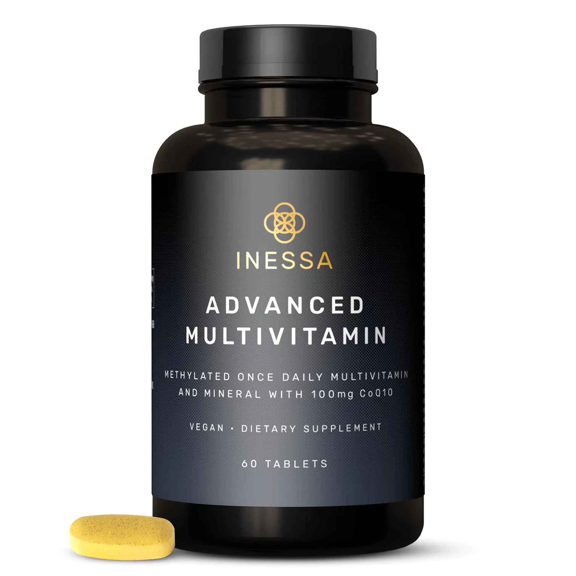 Inessa Methylated Multivitamin for Men and Women - Advanced Natural Daily Mens Multivitamins with CoQ10 100mg, Vitamins D3, K2, A, B Inessa Au supplements