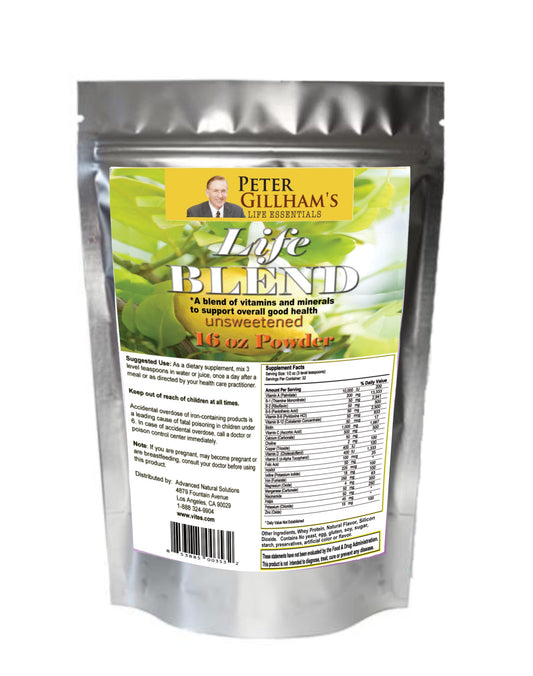 Peter's Choice Life Blend, 16oz, Multivitamin & Mineral Powder, Unsweetened, 32 Servings per Container. Made in The USA Peter's ChoiceAu supplements