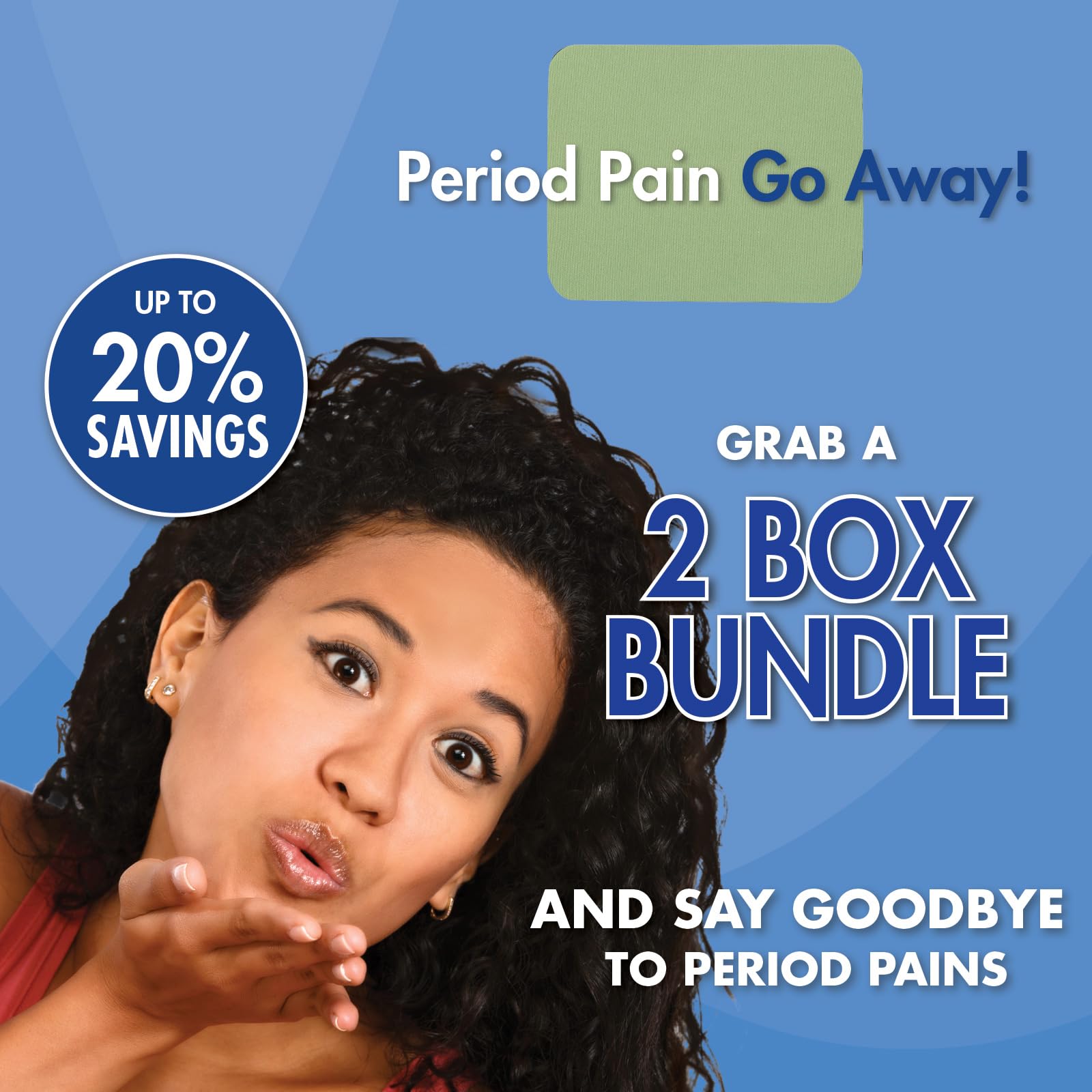 HealthWise Menstrual Pain Relief Bundle | Twenty 10% Menthol + Eucalyptus Period Patches | Generous XL Size Patch | Natural, Therapeutic Care at Home HealthWise Au supplements