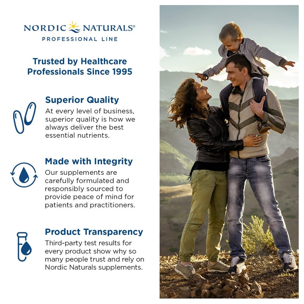 Nordic Naturals ProOmega Liquid, Lemon Flavor - 8 oz - 2840 mg Omega-3 - High Potency Fish Oil with EPA & DHA - Promotes Brain, Eye, Heart, & Immune Health - Non-GMO - 48 Servings Nordic Naturals Au supplements