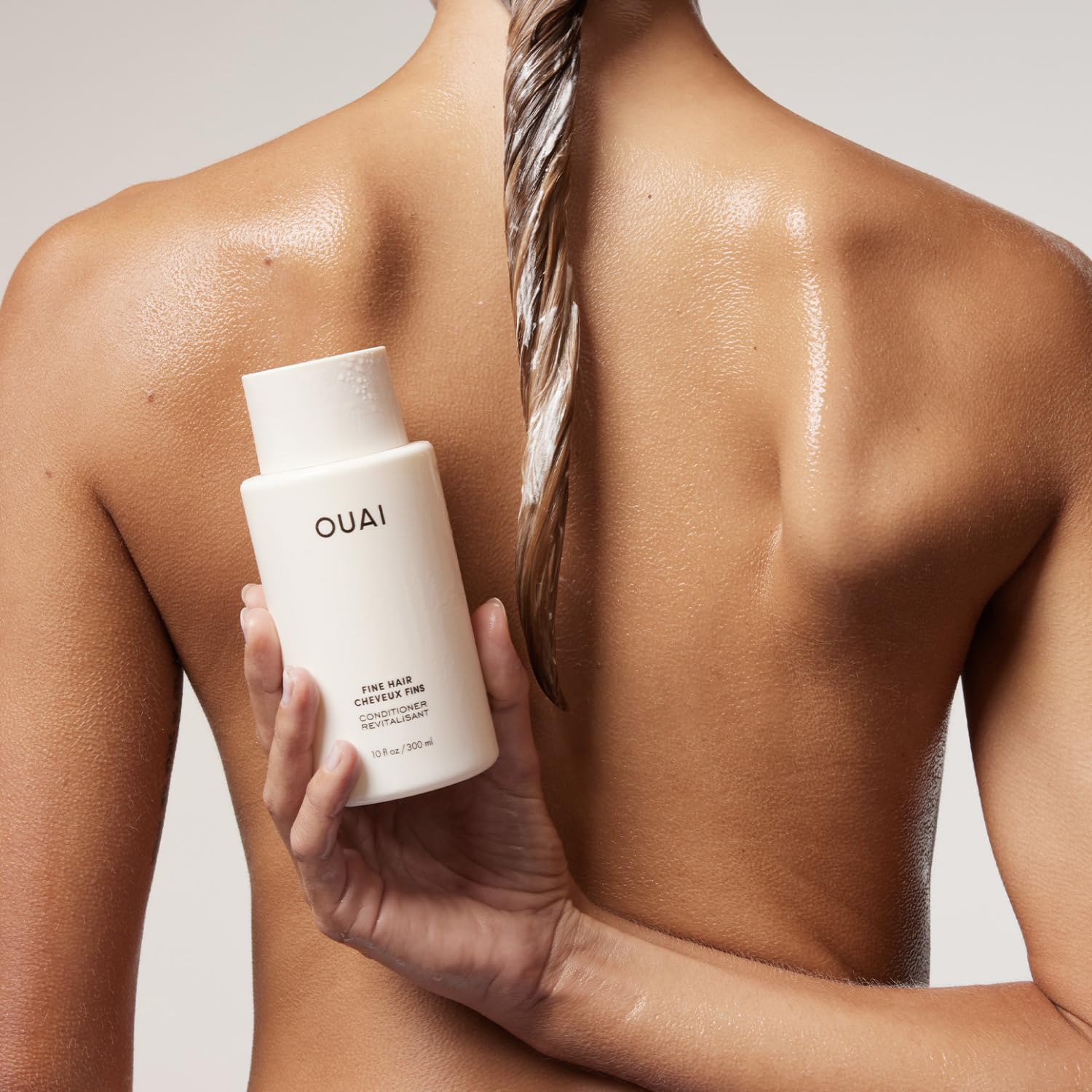 OUAI Fine Hair Conditioner - Volumizing Conditioner for Fine Hair Made with Keratin, Biotin and Chia Seed Oil - Adds Softness, Bounce and Volume - Free from Parabens, Sulfates, and Phthalates (10 Oz) OUAI Au supplements