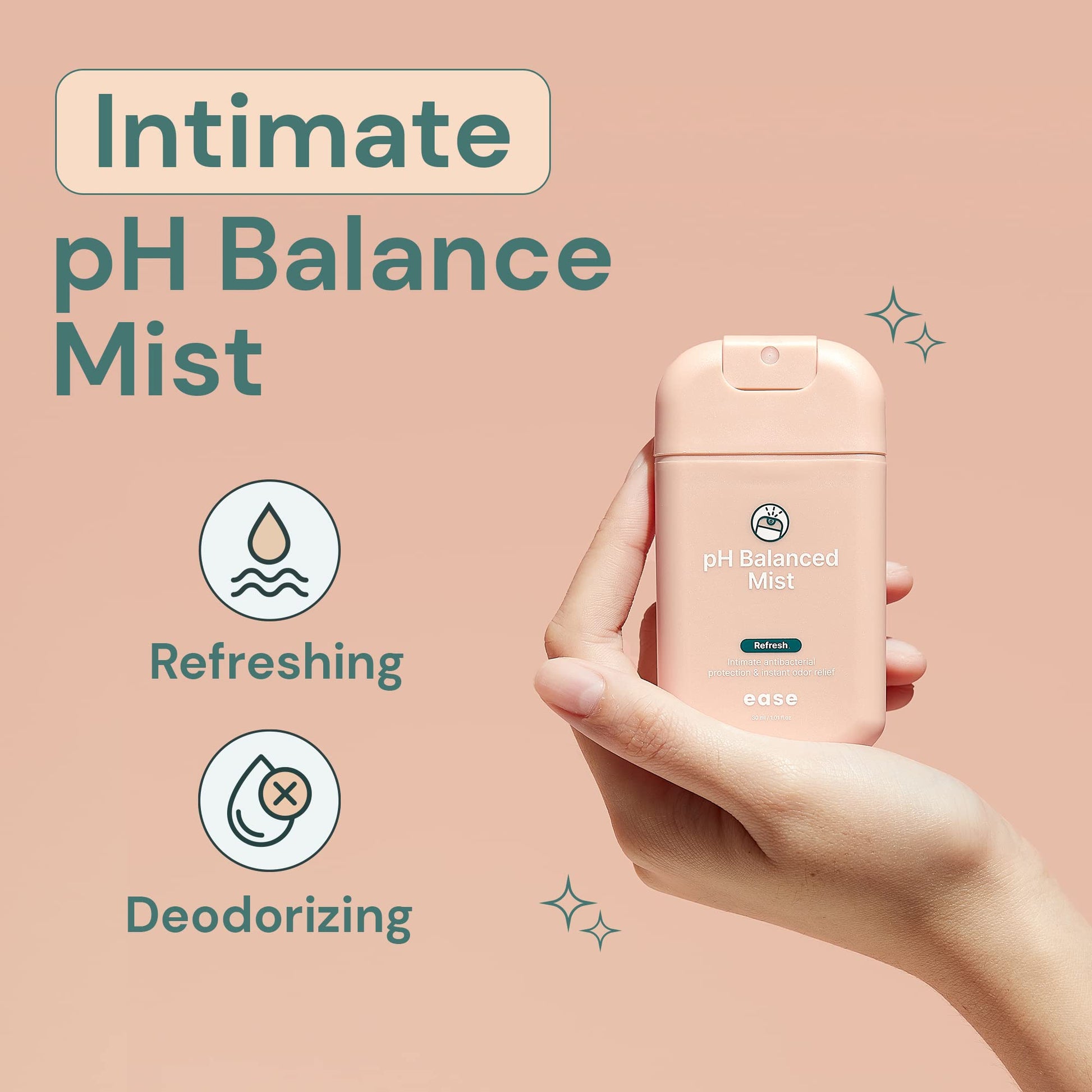 Ease Intimate Soothing pH-Balanced Mist for Feminine Itching and Discomfort Relief Ease Au supplements