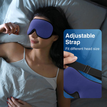 YFONG Weighted Sleep Mask, Women Men 3D Eye Mask Blocking Lights YFONGUS supplements