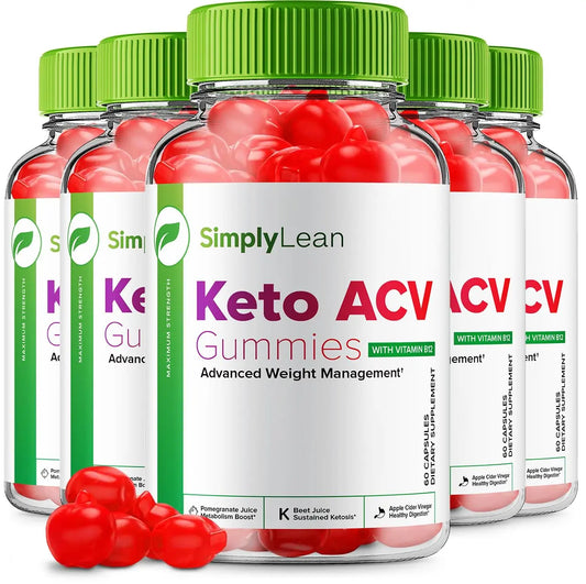 (5 Pack) Simply Lean Keto ACV Gummies - Official - Keto Simply Lean ACV Advanced RillvoAU supplements