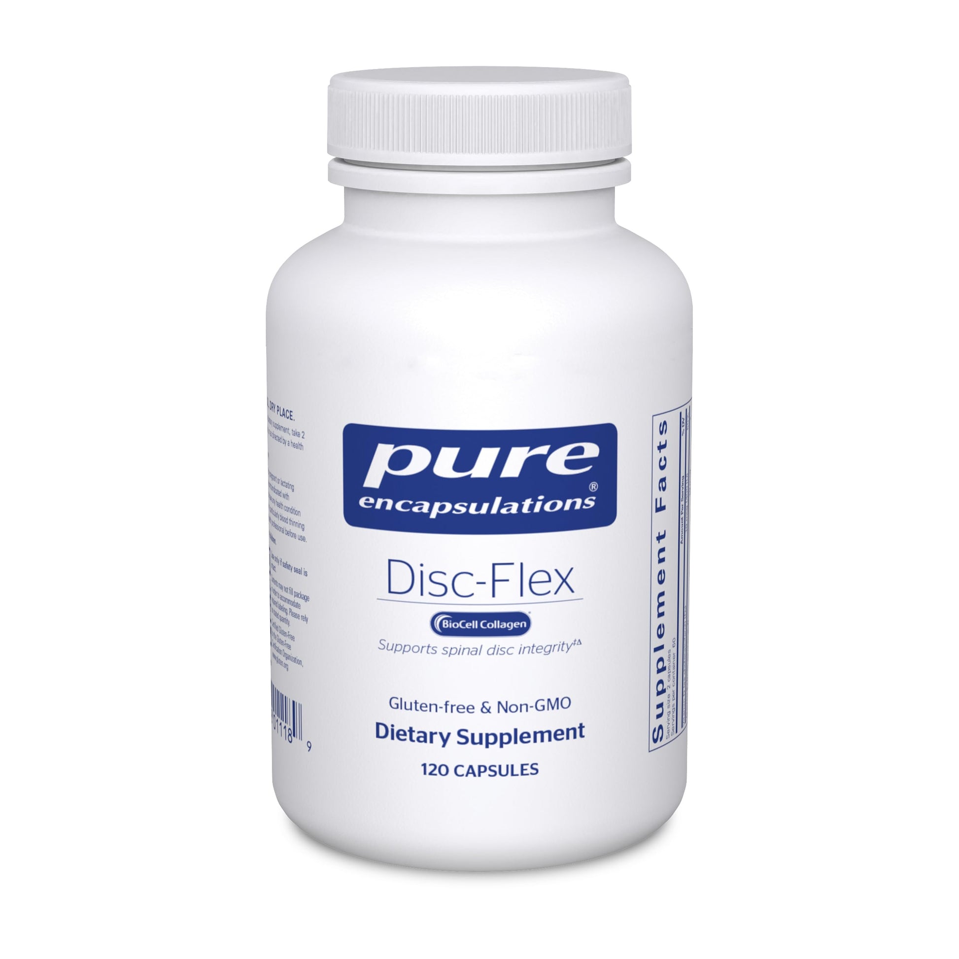 Pure Encapsulations Disc-Flex - Bone & Musculoskeletal Health Dietary Supplement - Supports Spinal Disc Strength & Flexibility* - Vegetarian & Gluten Free - 120 Capsules Pure Encapsulations Au supplements
