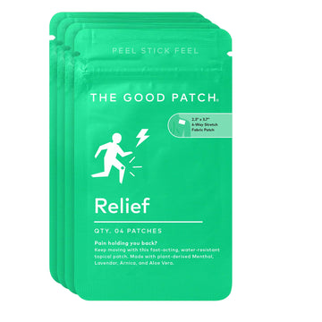 The Good Patch Muscle Pain Relief Patches, Natural Patch with Menthol, Lavender, Arnica and Aloe Vera, Sustained Release, Plant Powered Wearable Wellness, For Back, Neck, Arms, Legs (16 Total Patches) The Good Patch Au supplements