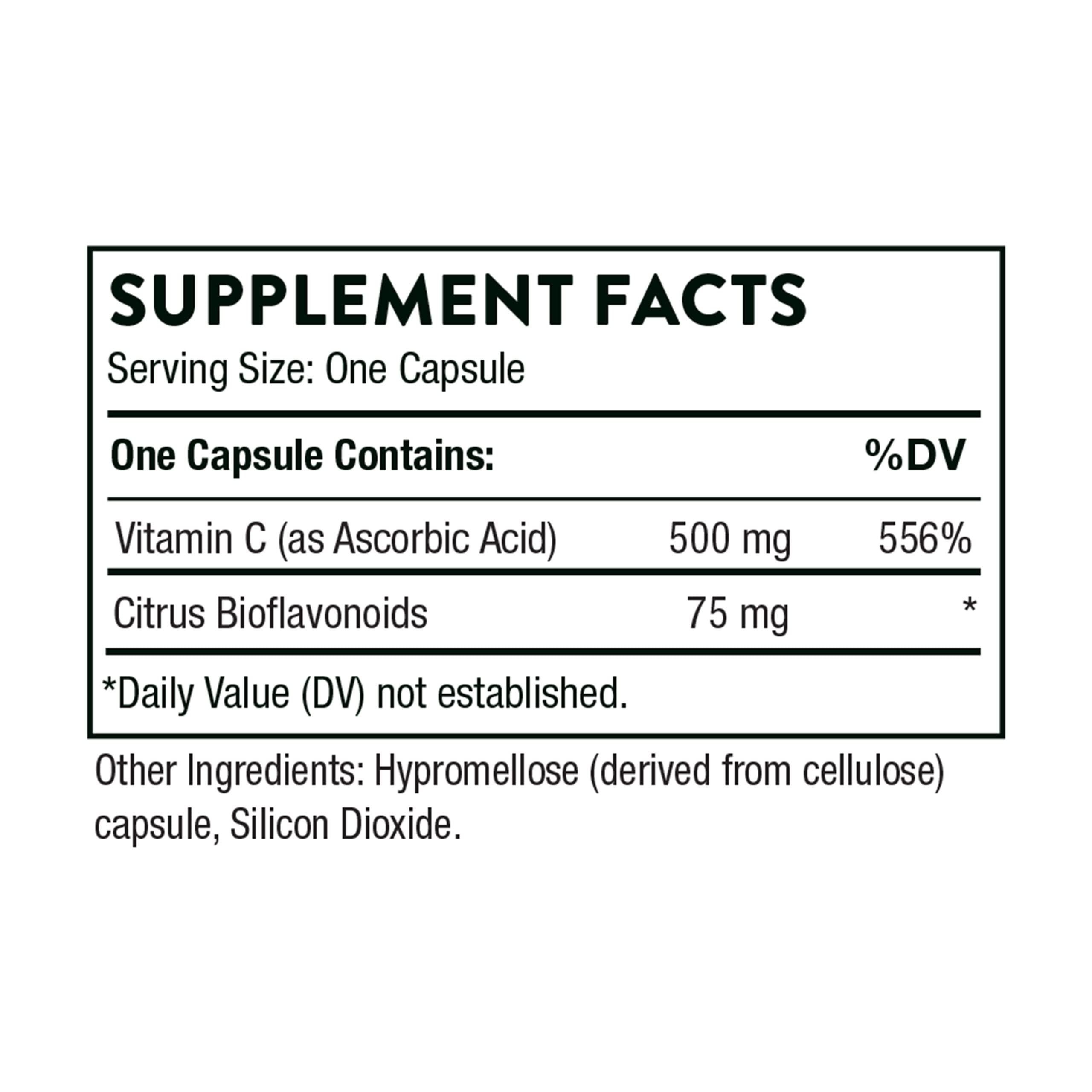 THORNE Vitamin C - Blend of Vitamin C and Citrus Bioflavonoids from Oranges - Support THORNE Au supplements