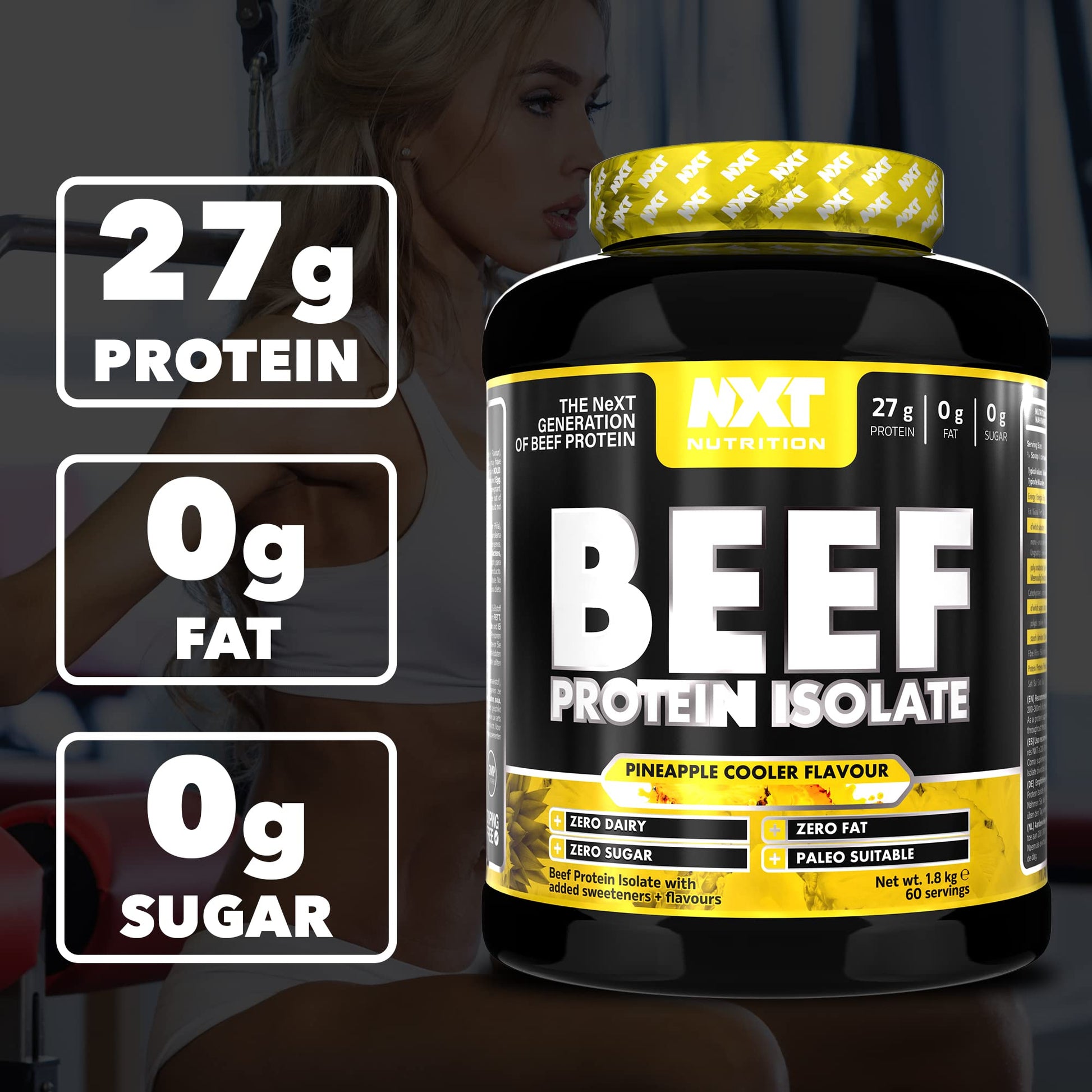 NXT Nutrition Beef Protein Isolate Powder - Protein Powder High in Natural Amino Acids NXT Nutrition Au supplements