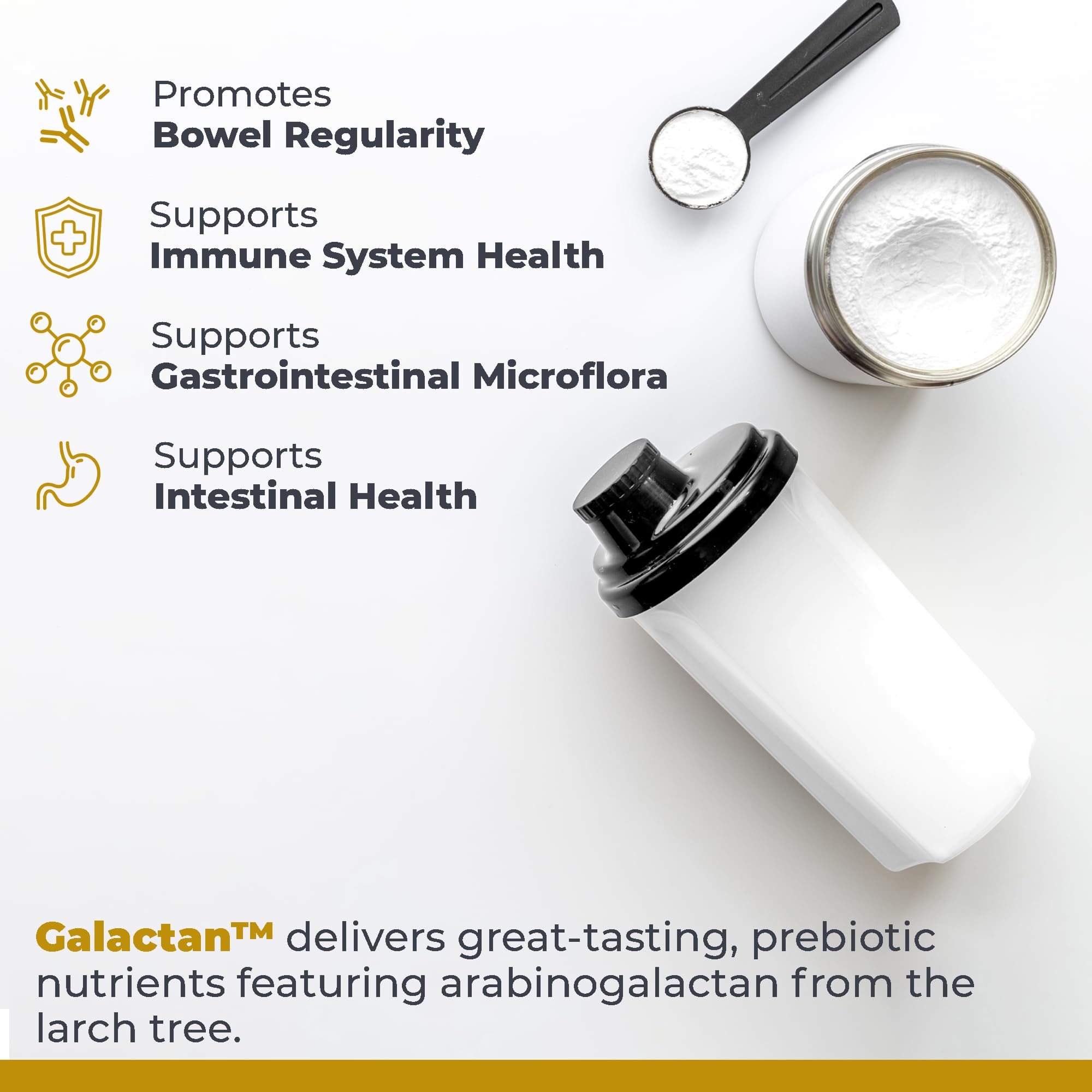 Premier Research Labs Galactan - Larch Arabinogalactan Powder for Men & Women, Prebiotic Fiber Powder for Healthy Gut Microbiome, Larch Tree Extract, Calcium - 8 oz Premier Research Labs Au supplements