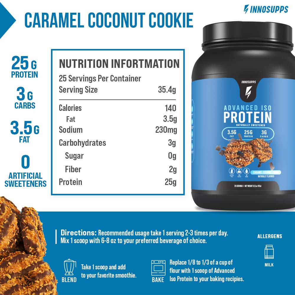 InnoSupps Advanced Iso Protein | 100% Whey Isolate Protein Powder | No Artificial InnoSupps Au supplements