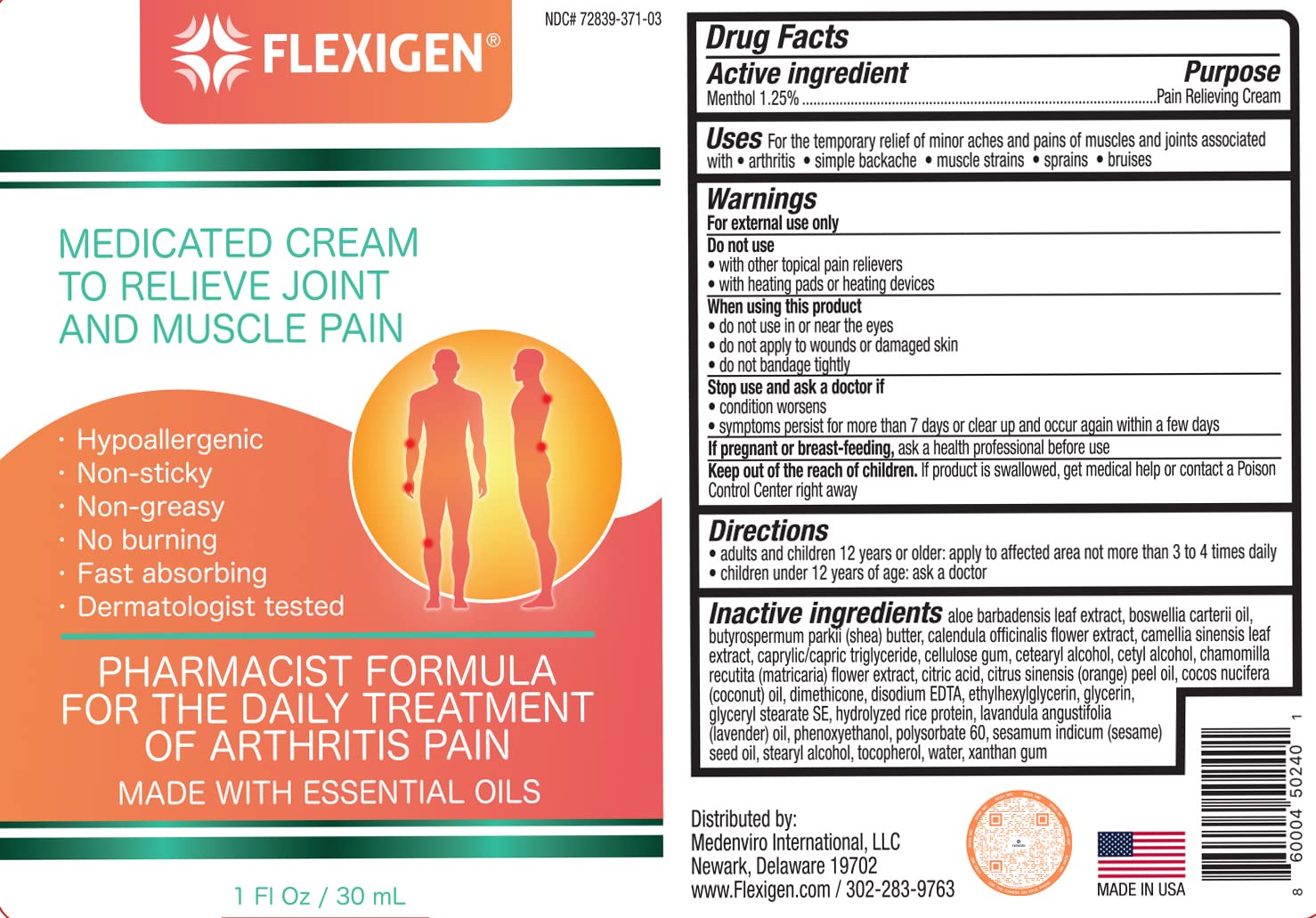FLEXIGEN, Frankincense Pain Relief Cream Lotion– 3.2 oz Spray Pump – Natural Rub for Arthritis, Menthol Therapy Joint & Muscle Pain – Cooling Formula, Pleasant Scent – Topical OTC FLEXIGEN Au supplements