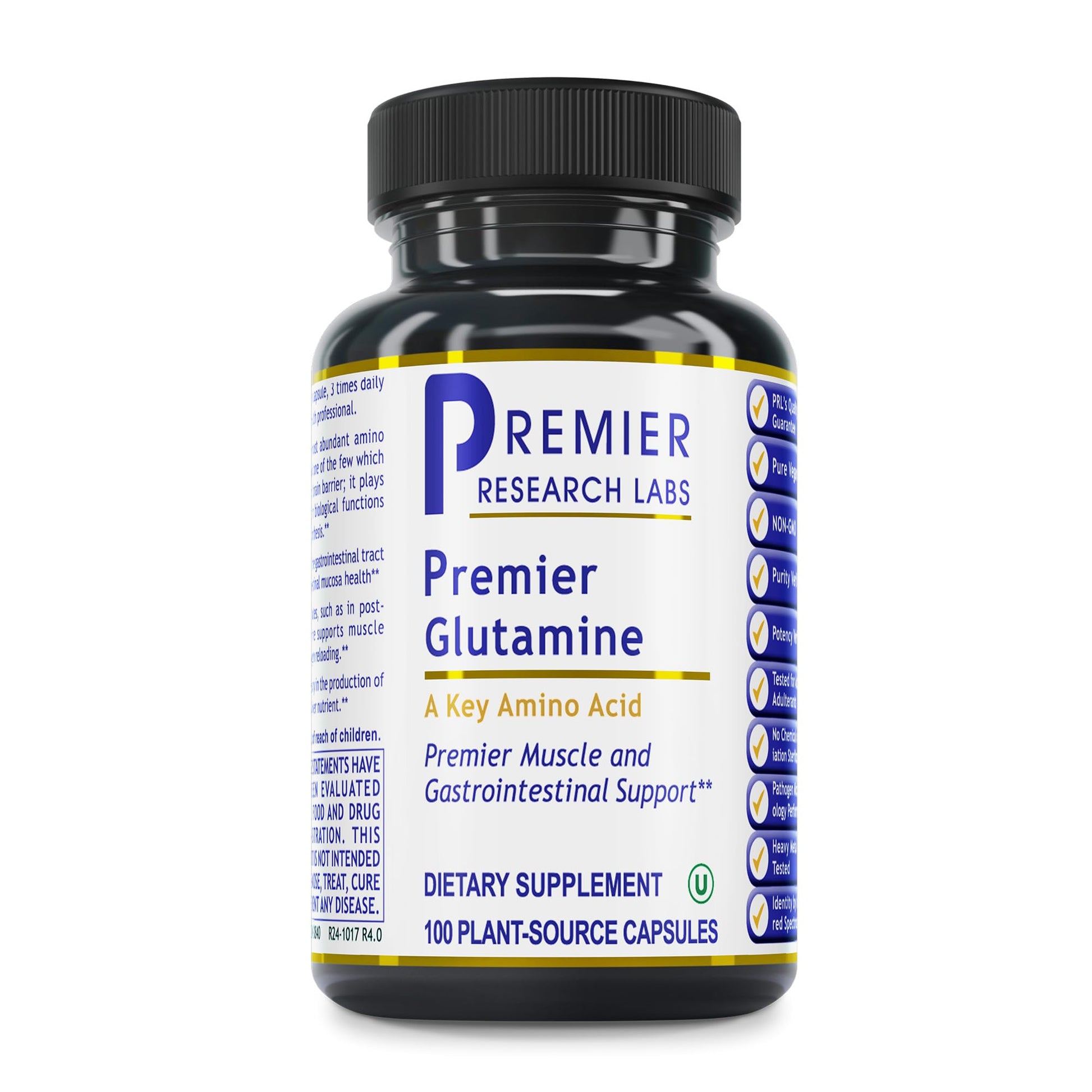 Premier Glutamine by Premier Research Labs --100 caps Premier Research Labs Au supplements