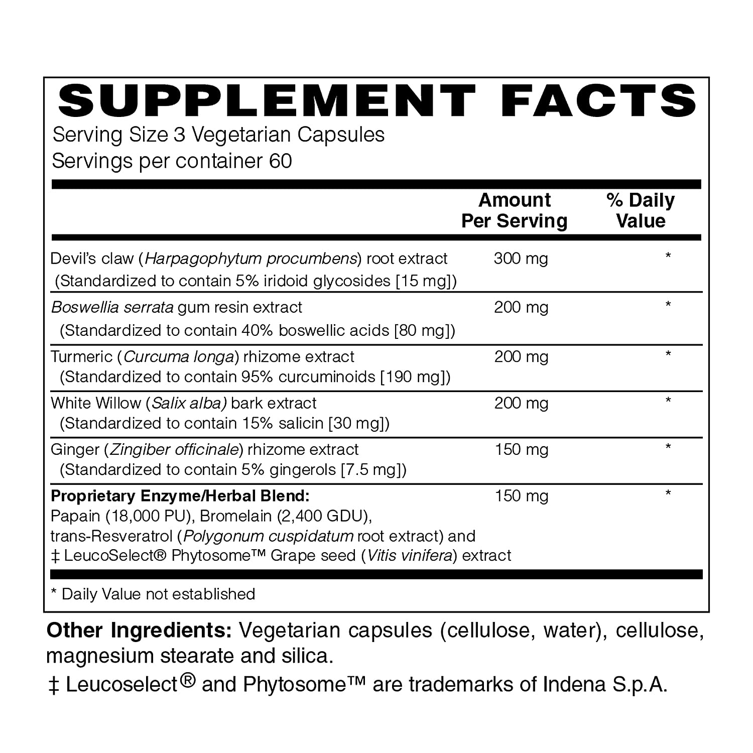 Holly Hill Health Foods, Inflammove (Healthy Joint & Mobility Support*), 180 Vegan Capsules Holly Hill Health Foods Au supplements