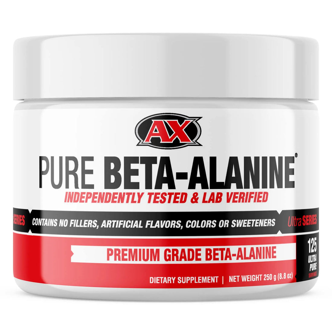 AX Pure Beta Alanine Powder 250 Grams Athletic Xtreme uk supplements
