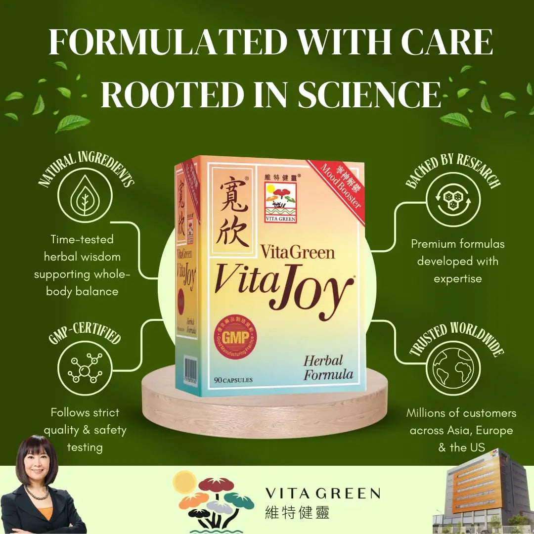 Vita Green Stress Support Supplement - Calm, Balance and Restful Nights - Promotes Relaxation and Emotional Wellness - Natural Formula to Unwind and Stay Centered - 90 Capsules Vita Green Au supplements