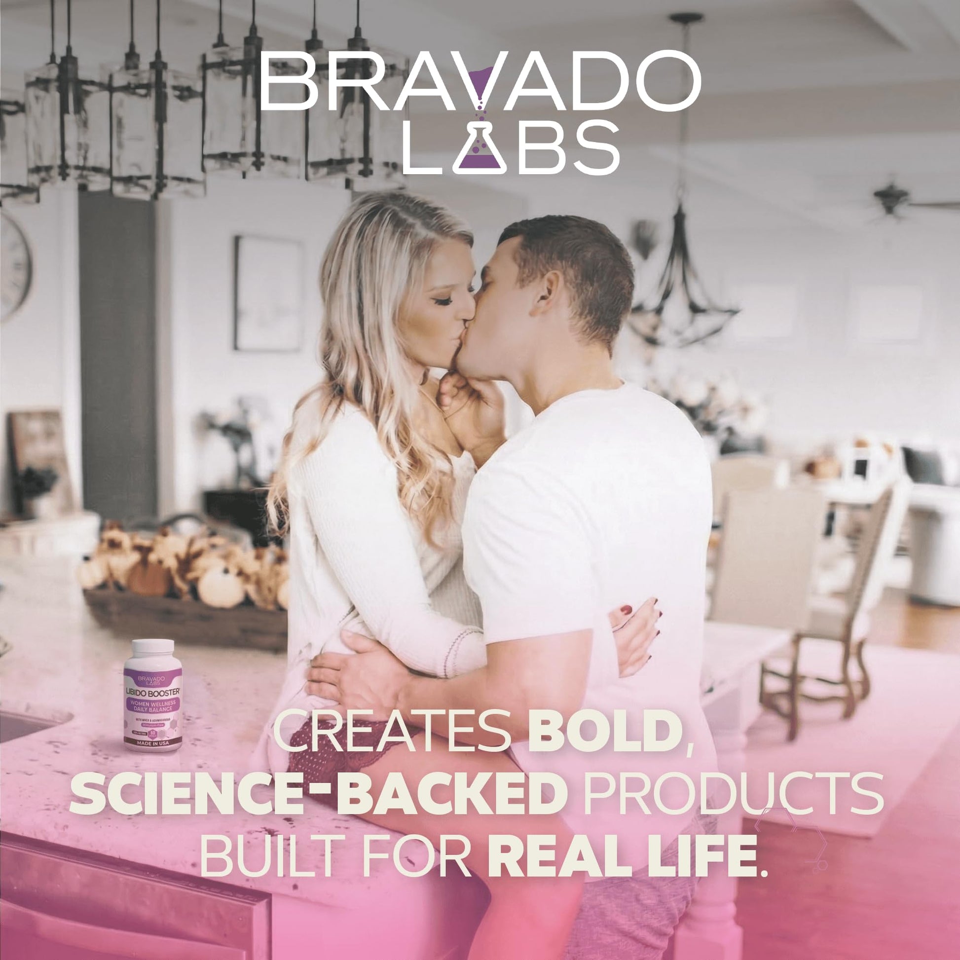 Female Libido Booster for Women – Advanced Women’s Intimacy & Confidence Support – Plant-Based Herbal Blend with Maca, Ginseng & L-Arginine – Made in USA – 60 Capsules Bravado Labs Au supplements