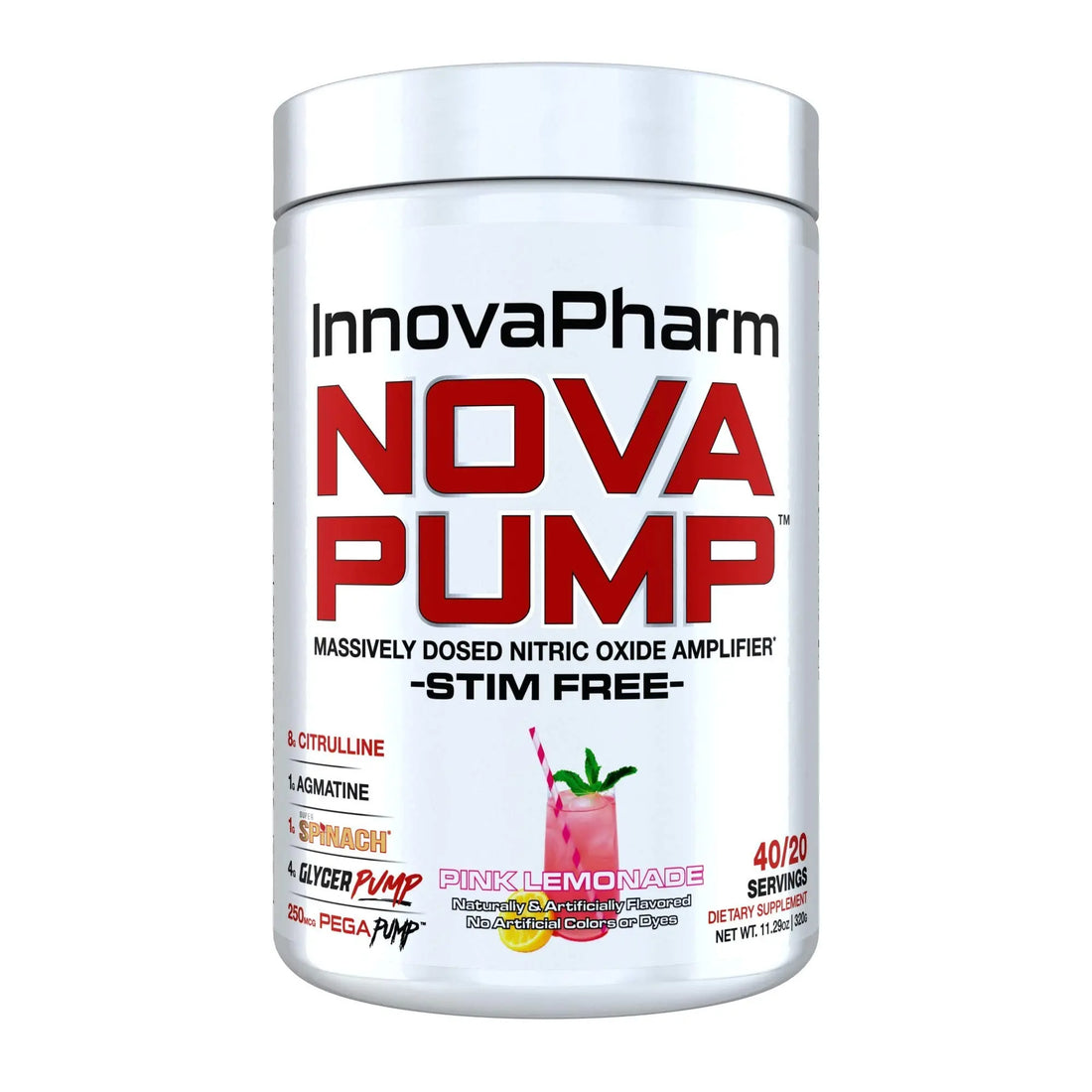InnovaPharm NOVAPUMP (Pink Lemonade) - 11.2 Ounces InnovaPharm uk supplements