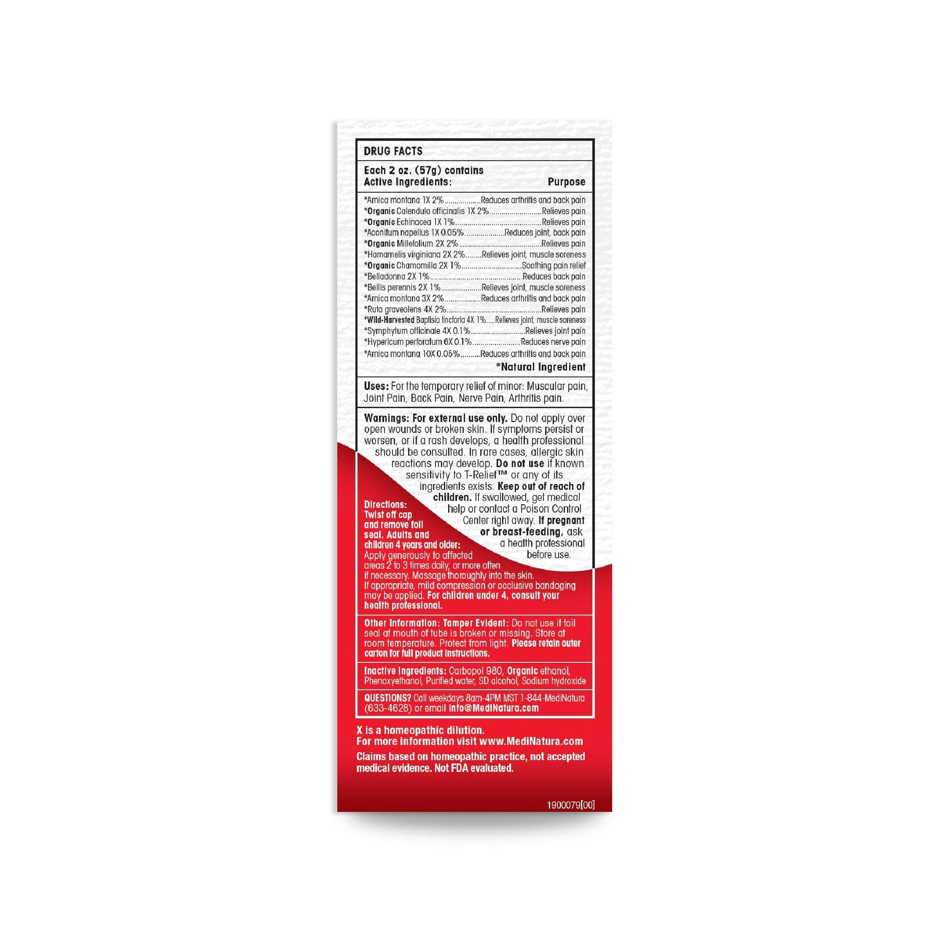 MediNatura T-Relief Extra Strength Discomfort Relief Gel-Extra-Strength Arnica Gel for Fast-Acting Relief-Supports Mobility & Body Aches-Homeopathic & Plant-Based-Paraben-Free-Non-Sticky - 2 oz MediNatura Au supplements