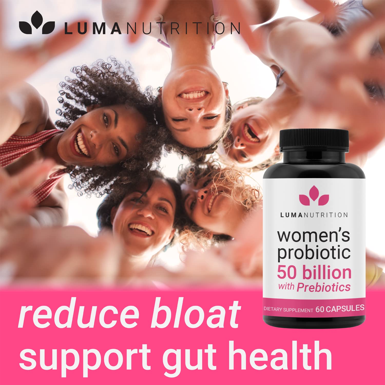 Luma Nutrition Probiotics for Women with Prebiotics - 50 Billion CFU - Formulated for Digestive Luma Nutrition Au supplements