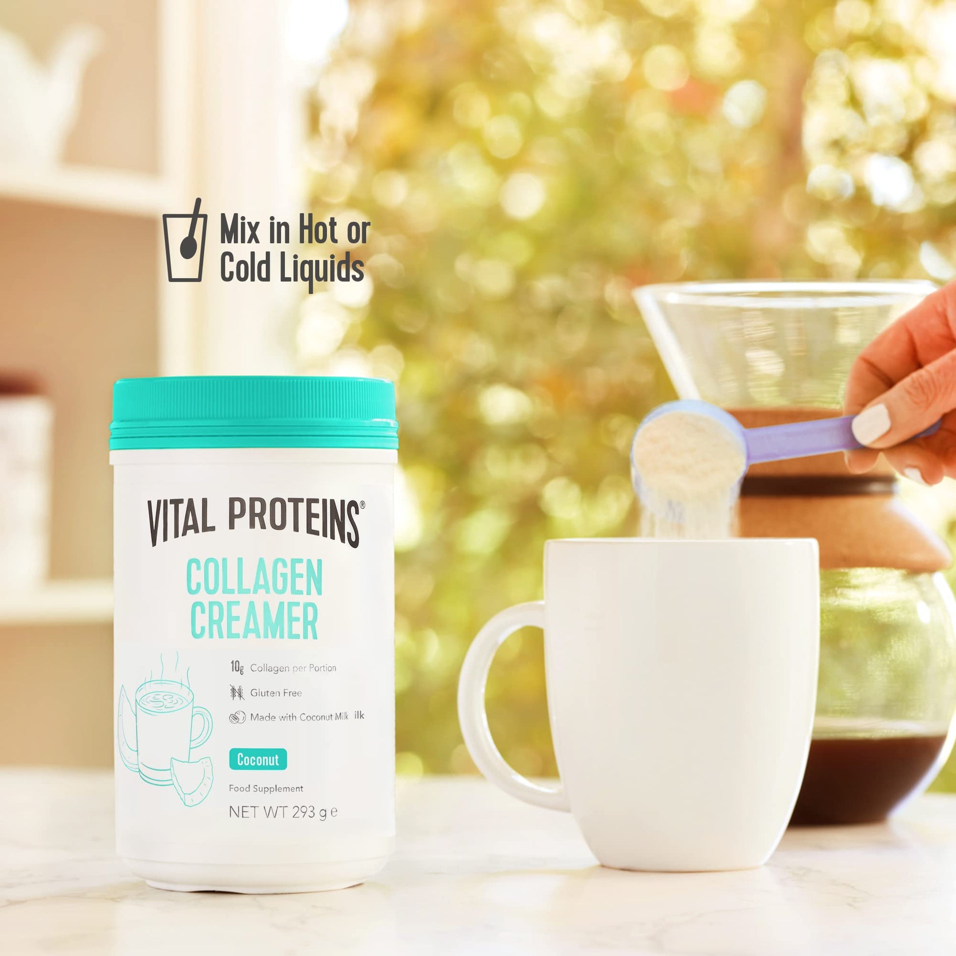 Vital Proteins Collagen Coffee Creamer, No Dairy & Low Sugar Powder with Collagen VITAL PROTEINS Au supplements