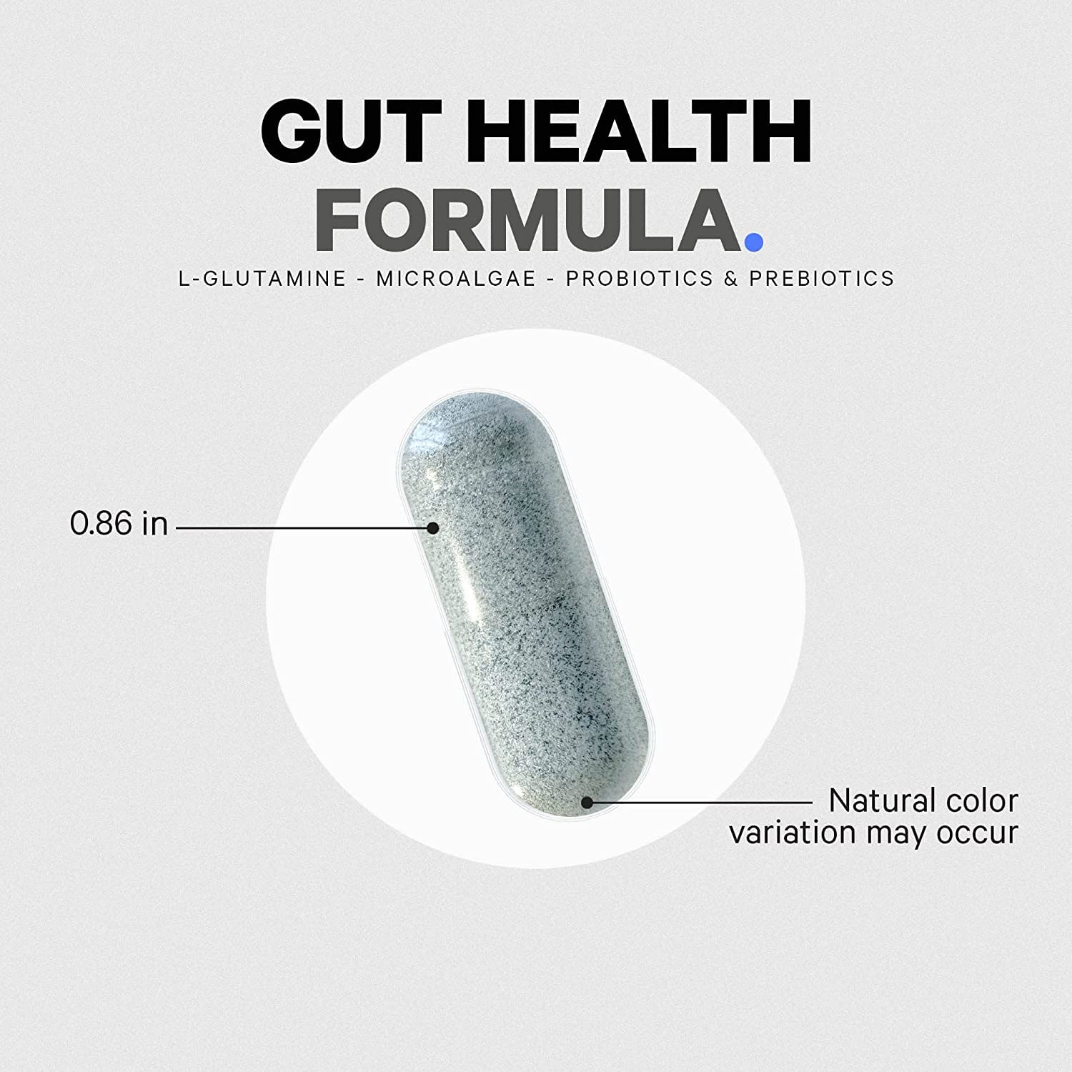 Codeage Gut Health Supplements Vegan Formula - L Glutamine, Zinc, Turkey Tail Mushroom Powder, Tonic Mushroom, Maitake, Micro Algae, Mineral, Licorice Root DGL - Probiotics, Prebiotics - 180 Capsules Codeage Au supplements